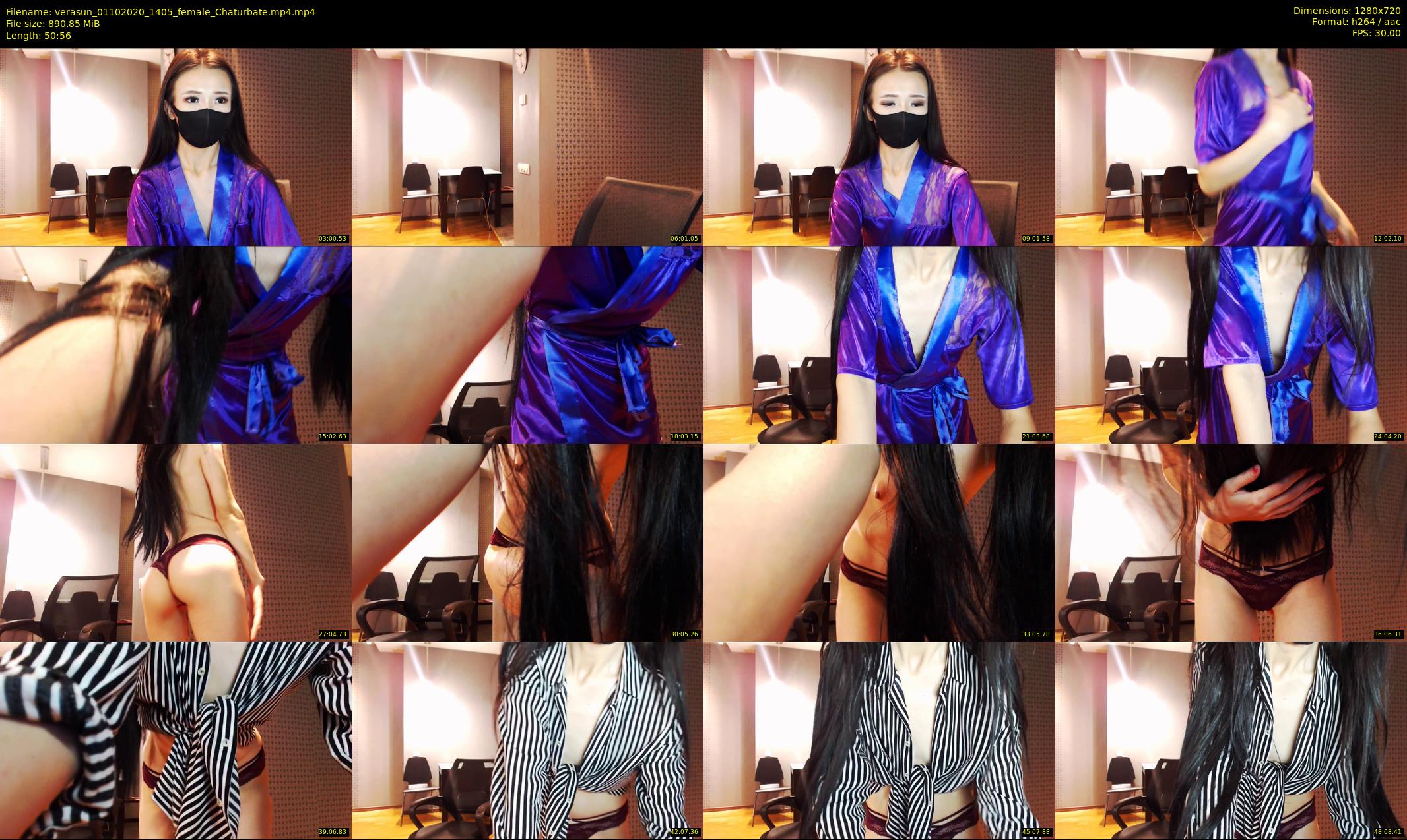 verasun — 51 minute Chaturbate female cam show recording, 720p, Oct 1, 2020