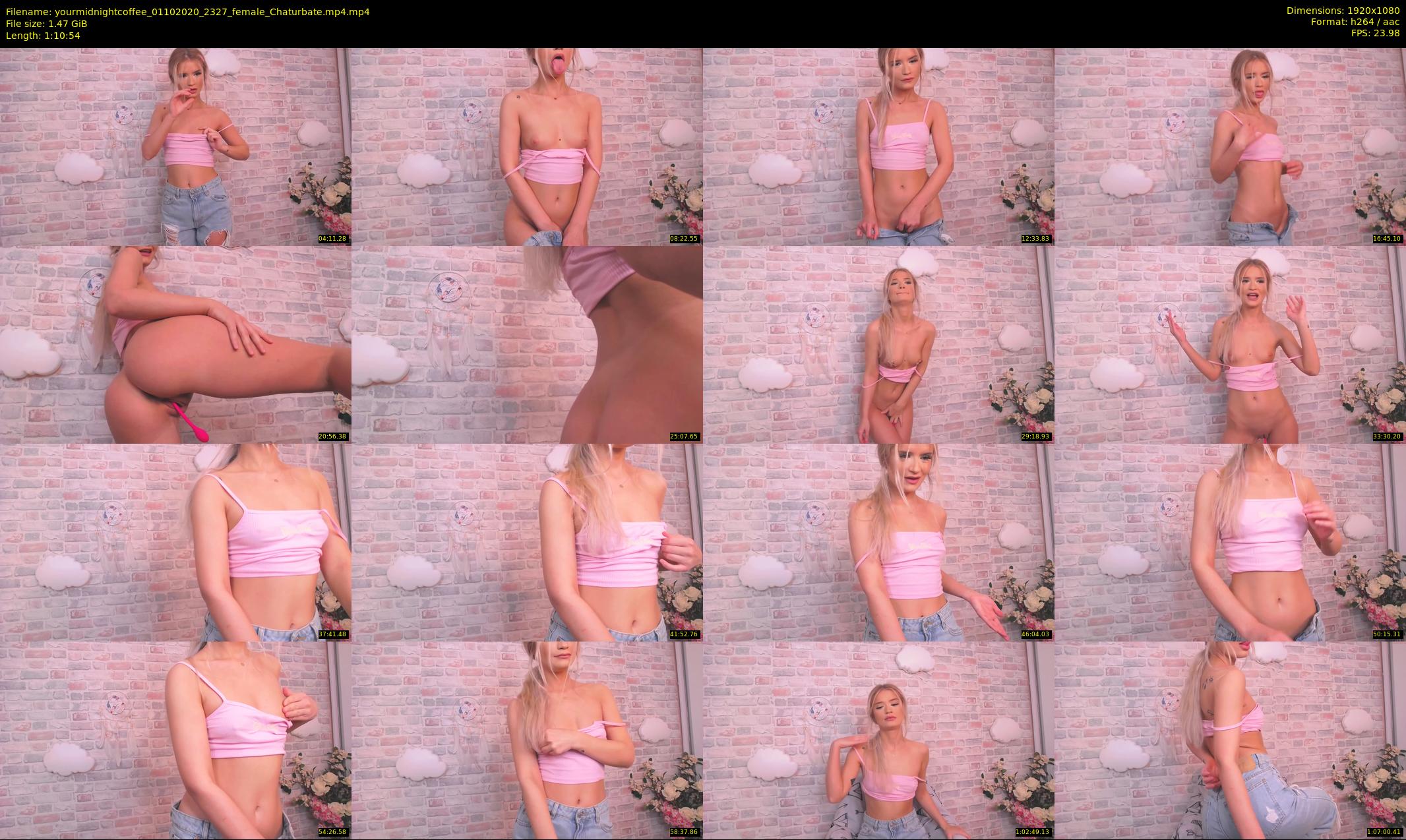 yourmidnightcoffee — 71 minute Chaturbate female cam show recording, 1080p, Oct 1, 2020
