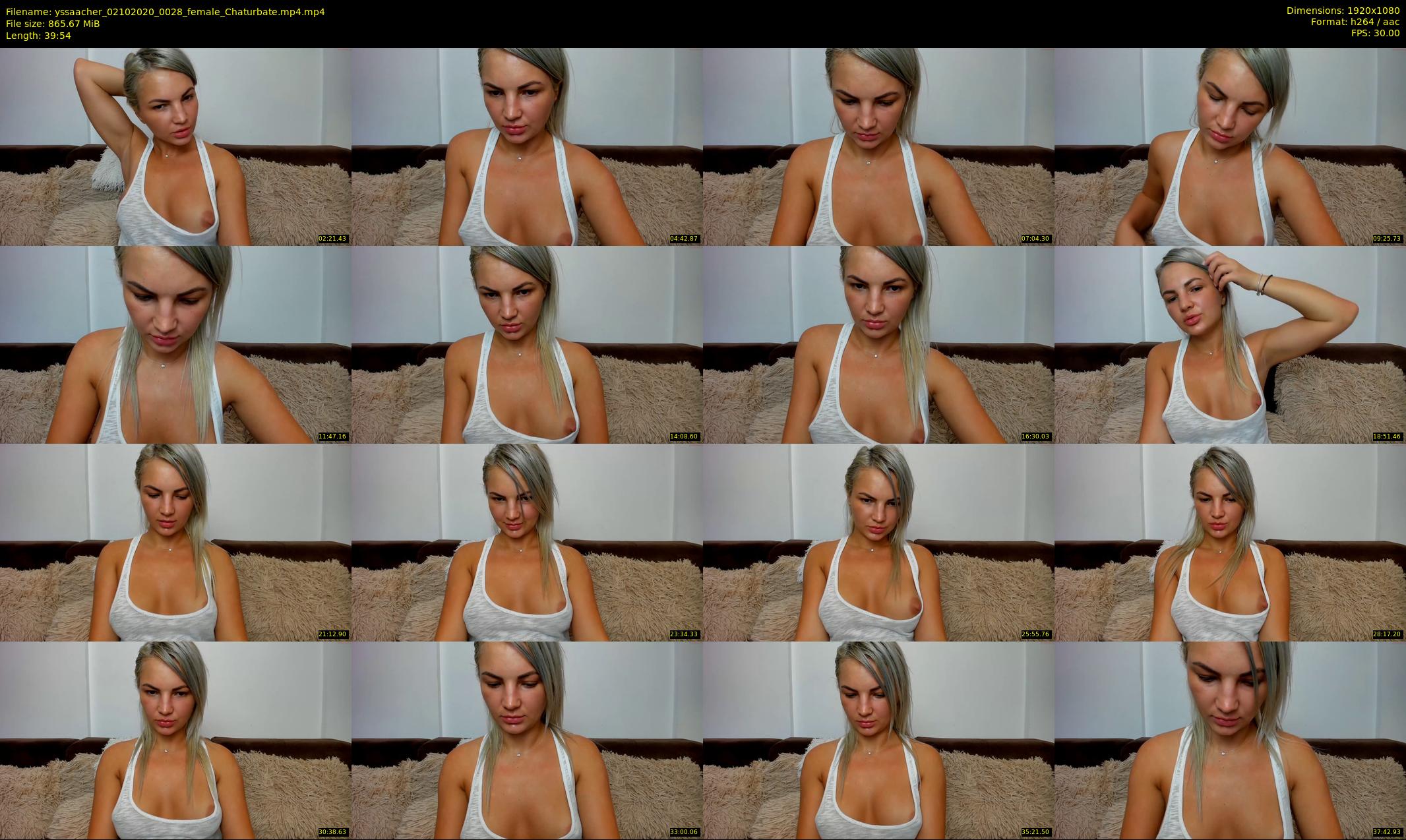 yssaacher — 40 minute Chaturbate female cam show recording, 1080p, Oct 2, 2020