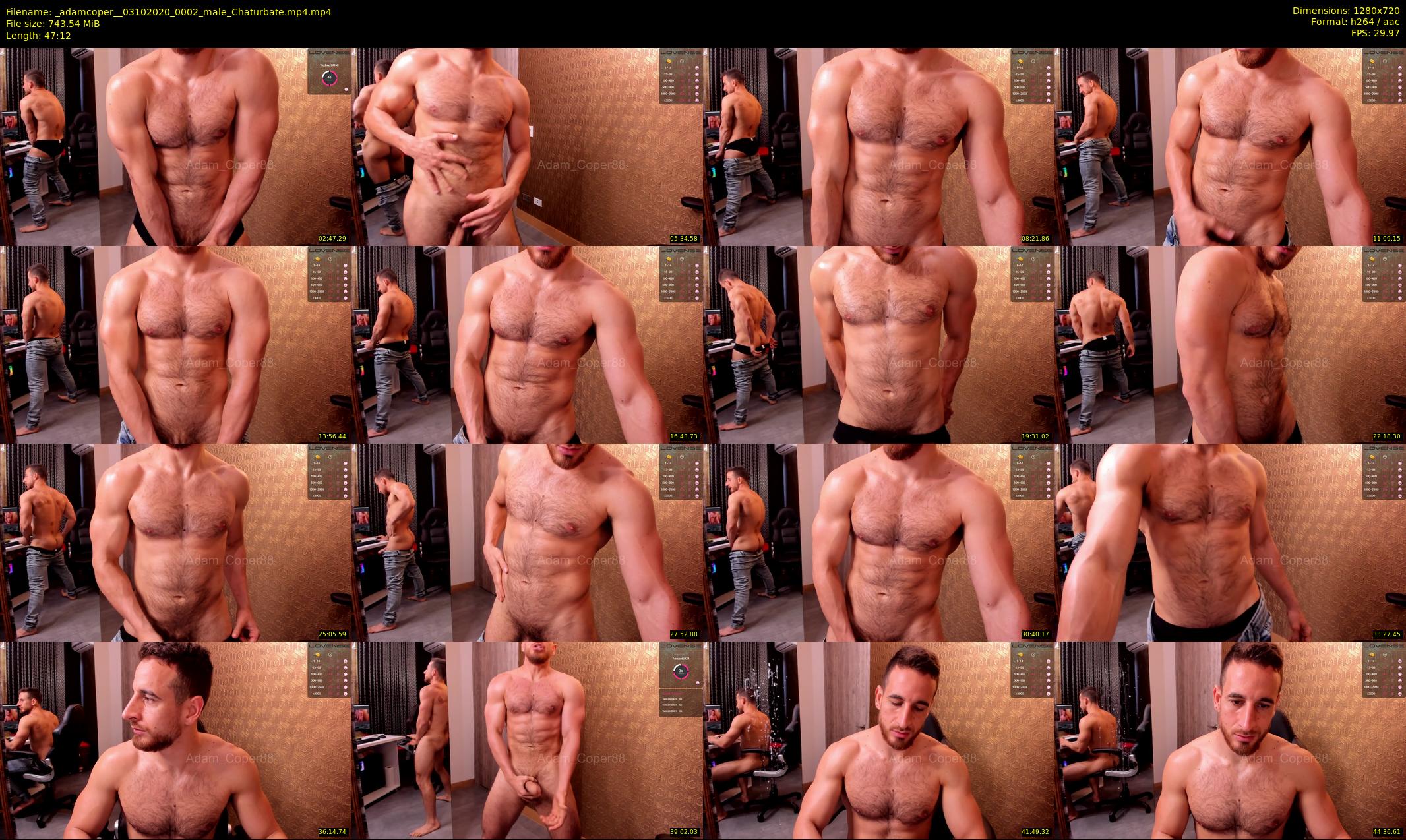 _adamcoper_ — 48 minute Chaturbate male cam show recording, 720p, Oct 3, 2020
