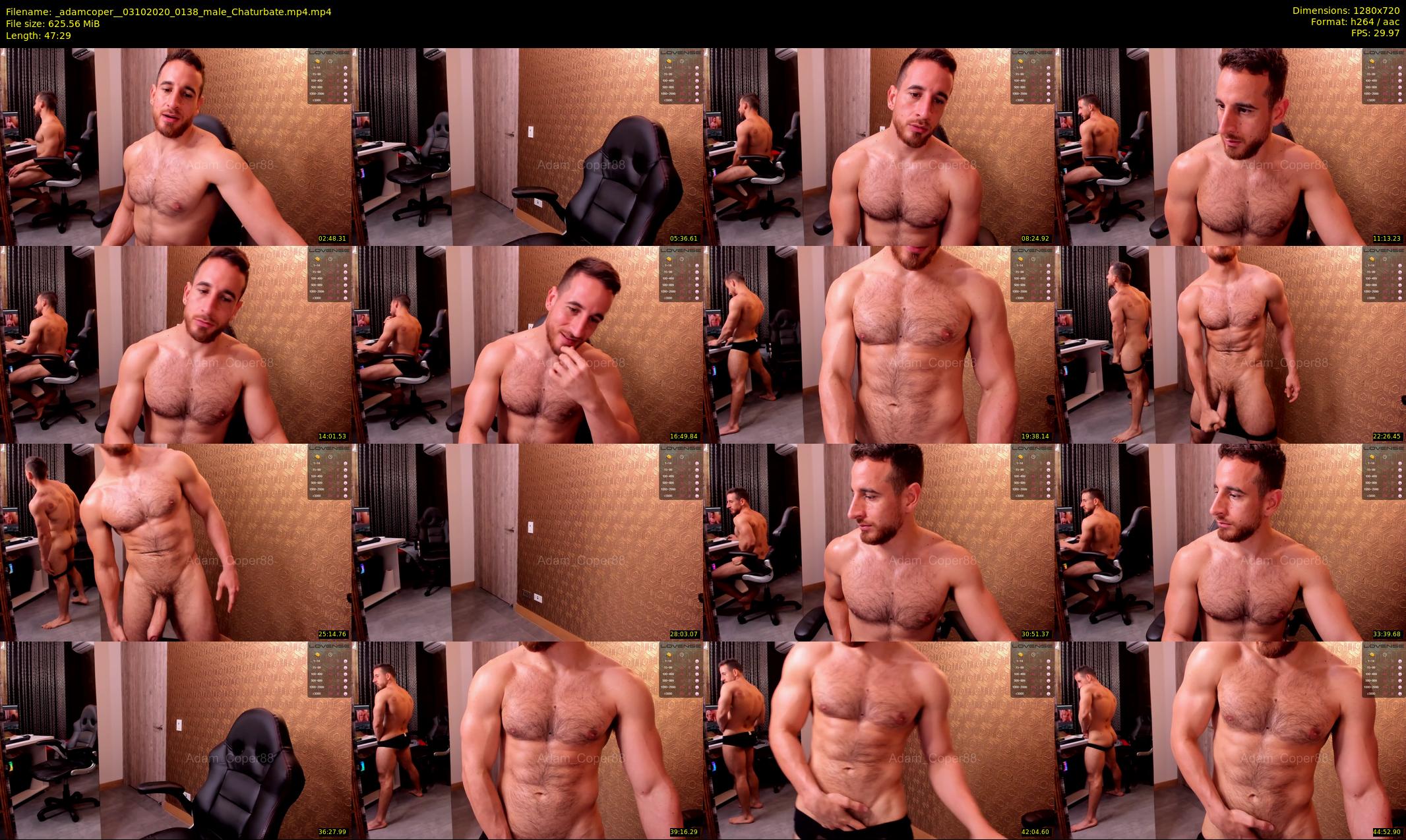 _adamcoper_ — 48 minute Chaturbate male cam show recording, 720p, Oct 3, 2020