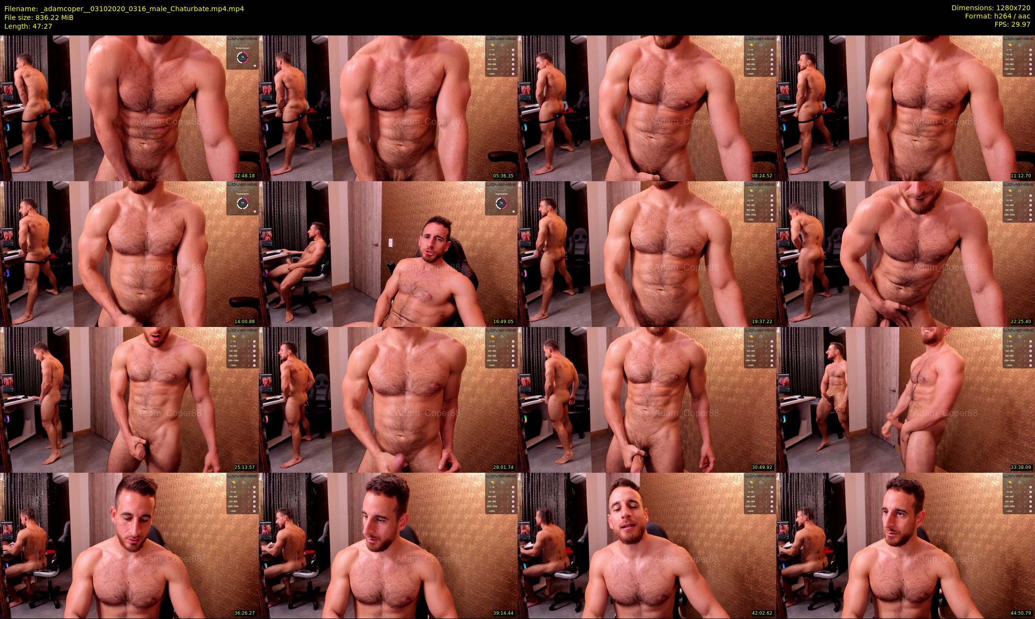 _adamcoper_ — 48 minute Chaturbate male cam show recording, 720p, Oct 3, 2020