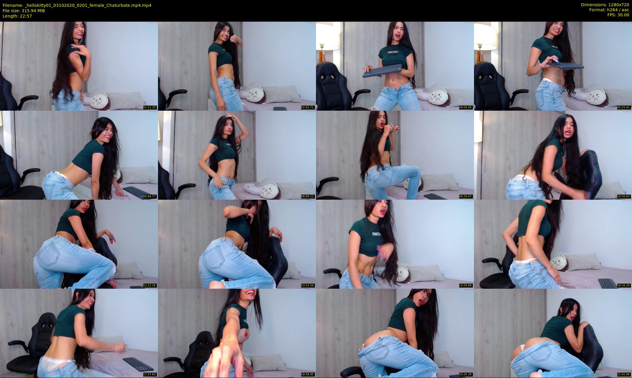 _hellokitty01 — 23 minute Chaturbate female cam show recording, 720p, Oct 3, 2020