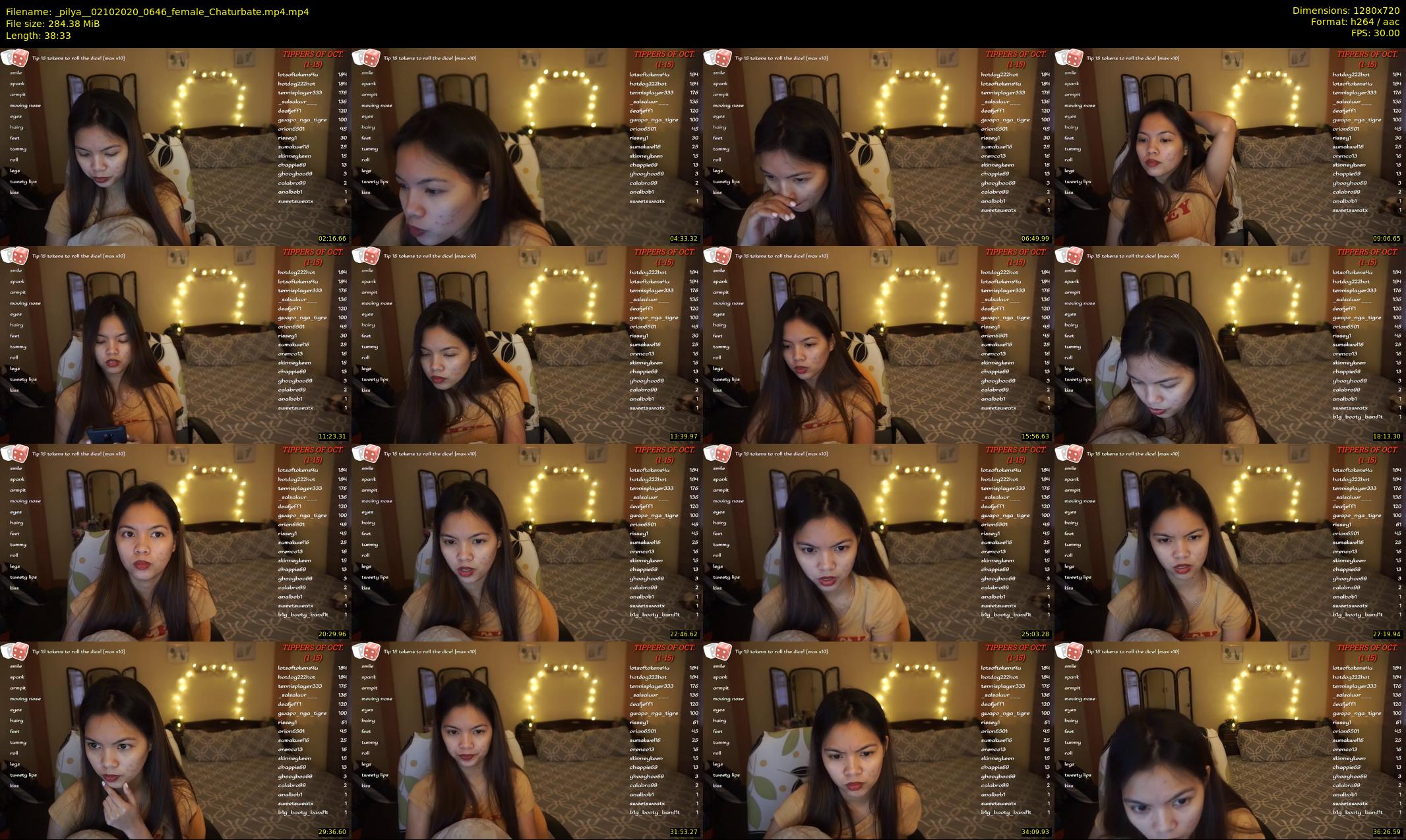 _pilya_ — 39 minute Chaturbate female cam show recording, 720p, Oct 2, 2020