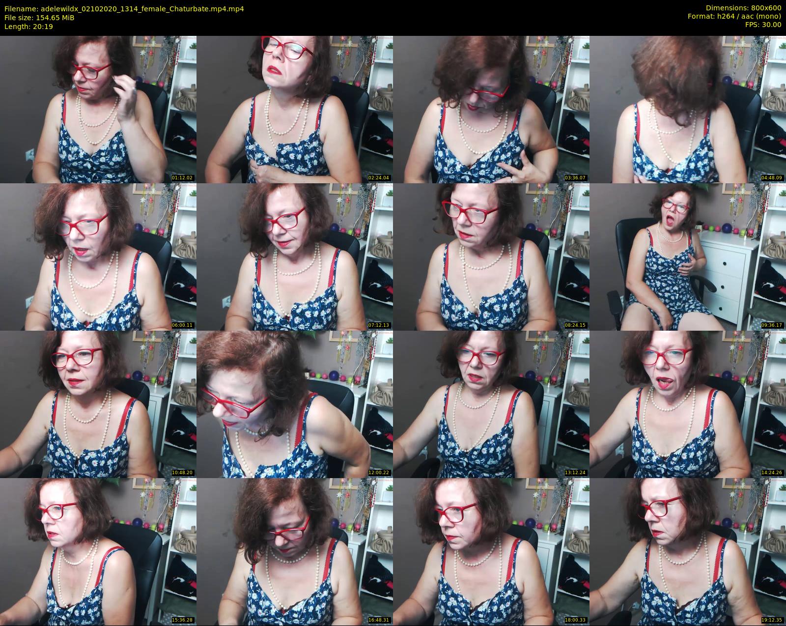 adelewildx — 21 minute Chaturbate female cam show recording, 480p, Oct 2, 2020