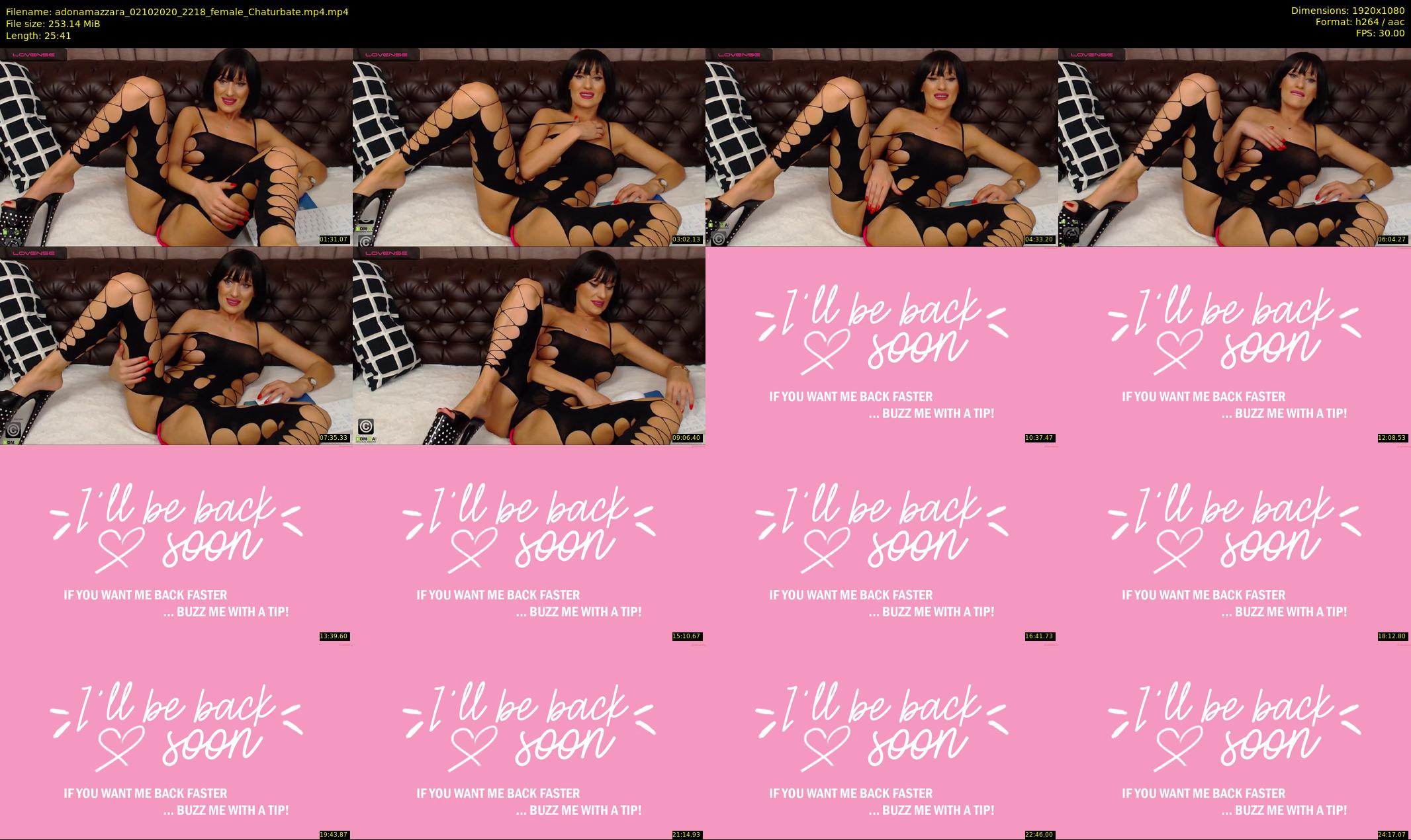 adonamazzara — 26 minute Chaturbate female cam show recording, 1080p, Oct 2, 2020