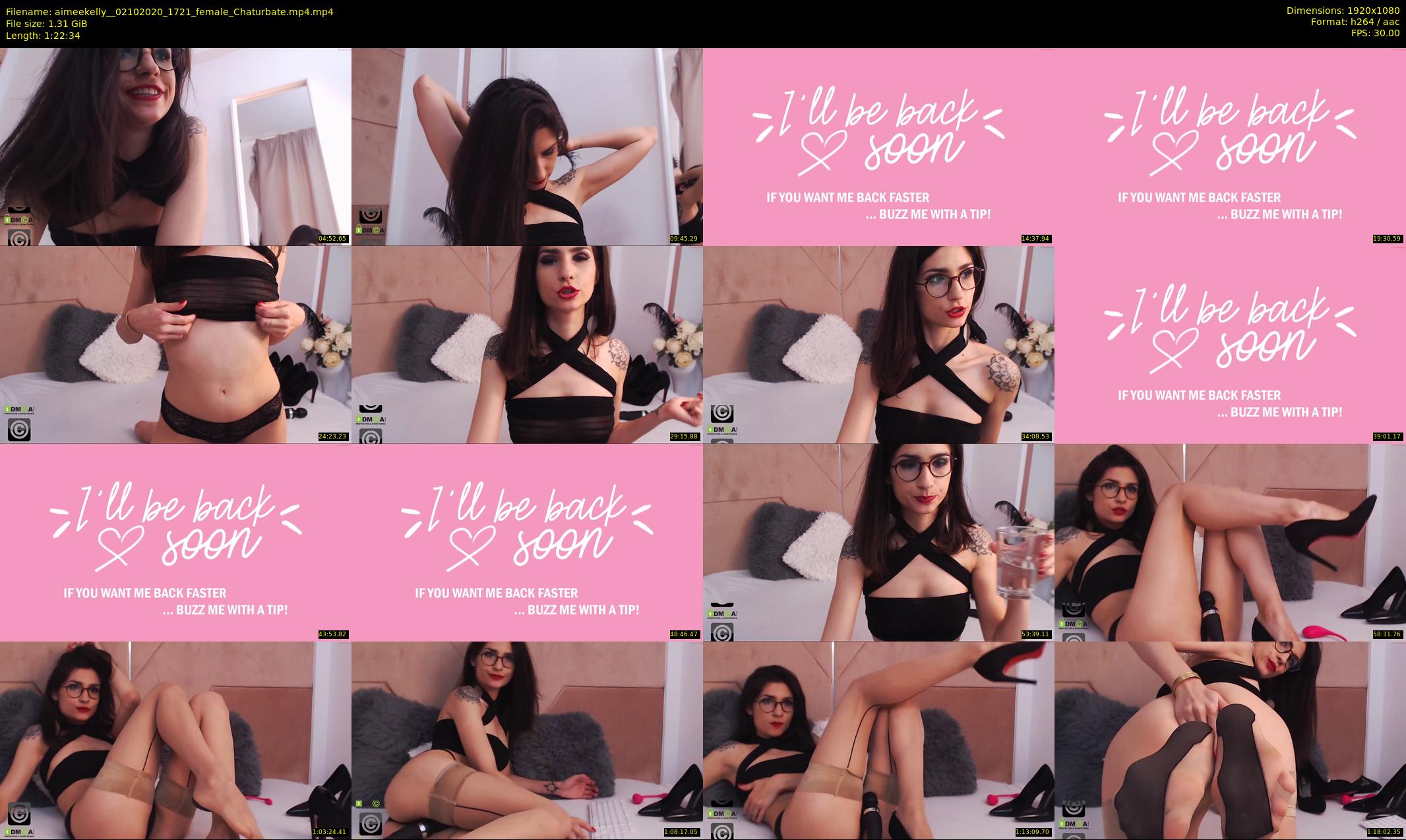aimeekelly_ — 83 minute Chaturbate female cam show recording, 1080p, Oct 2, 2020