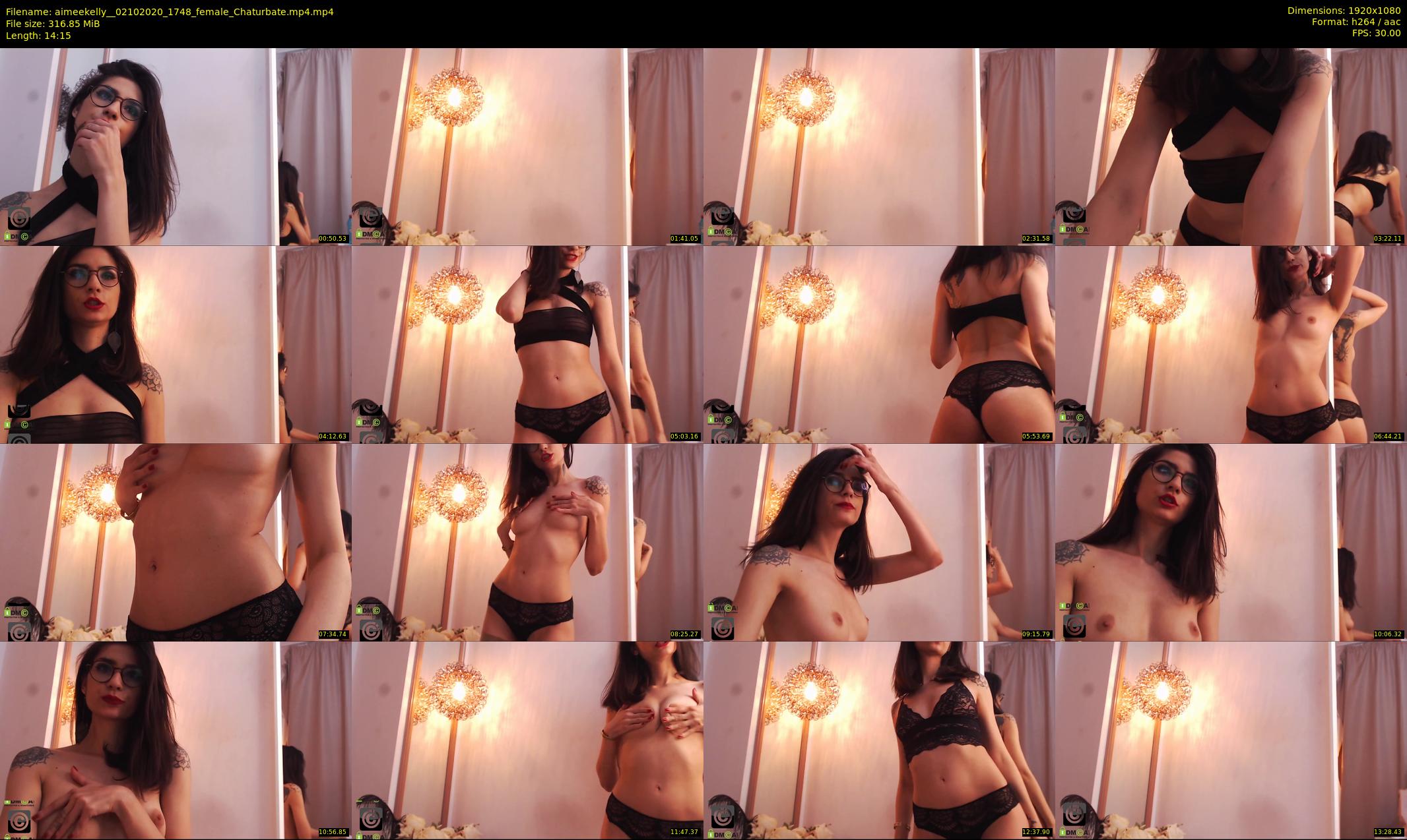 aimeekelly_ — 15 minute Chaturbate female cam show recording, 1080p, Oct 2, 2020
