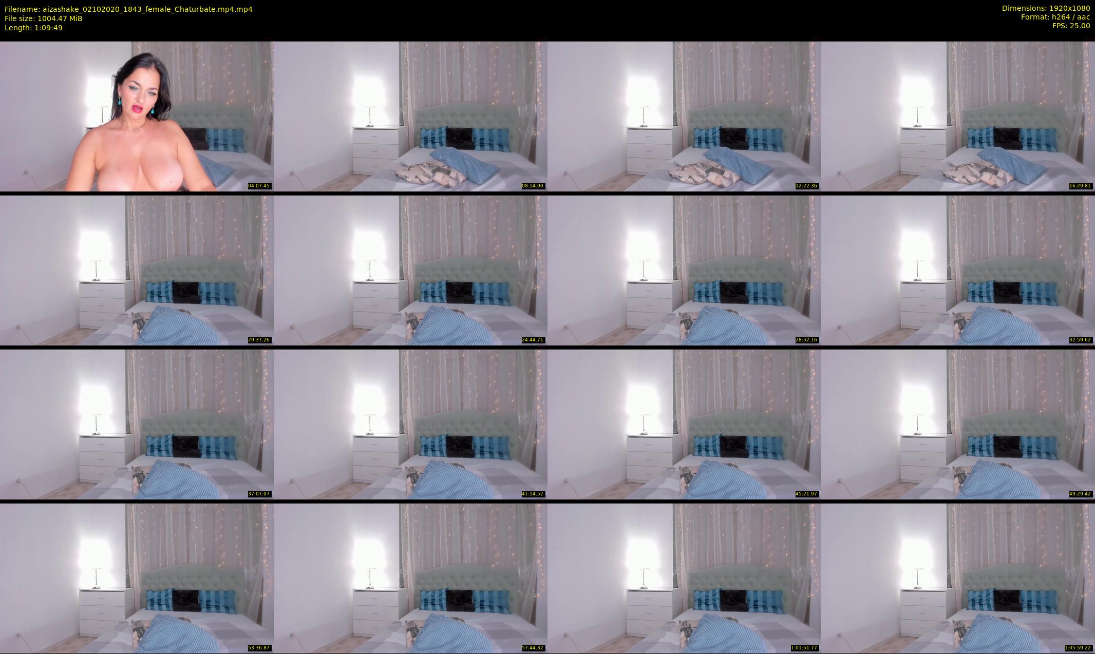 aizashake — 70 minute Chaturbate female cam show recording, 1080p, Oct 2, 2020