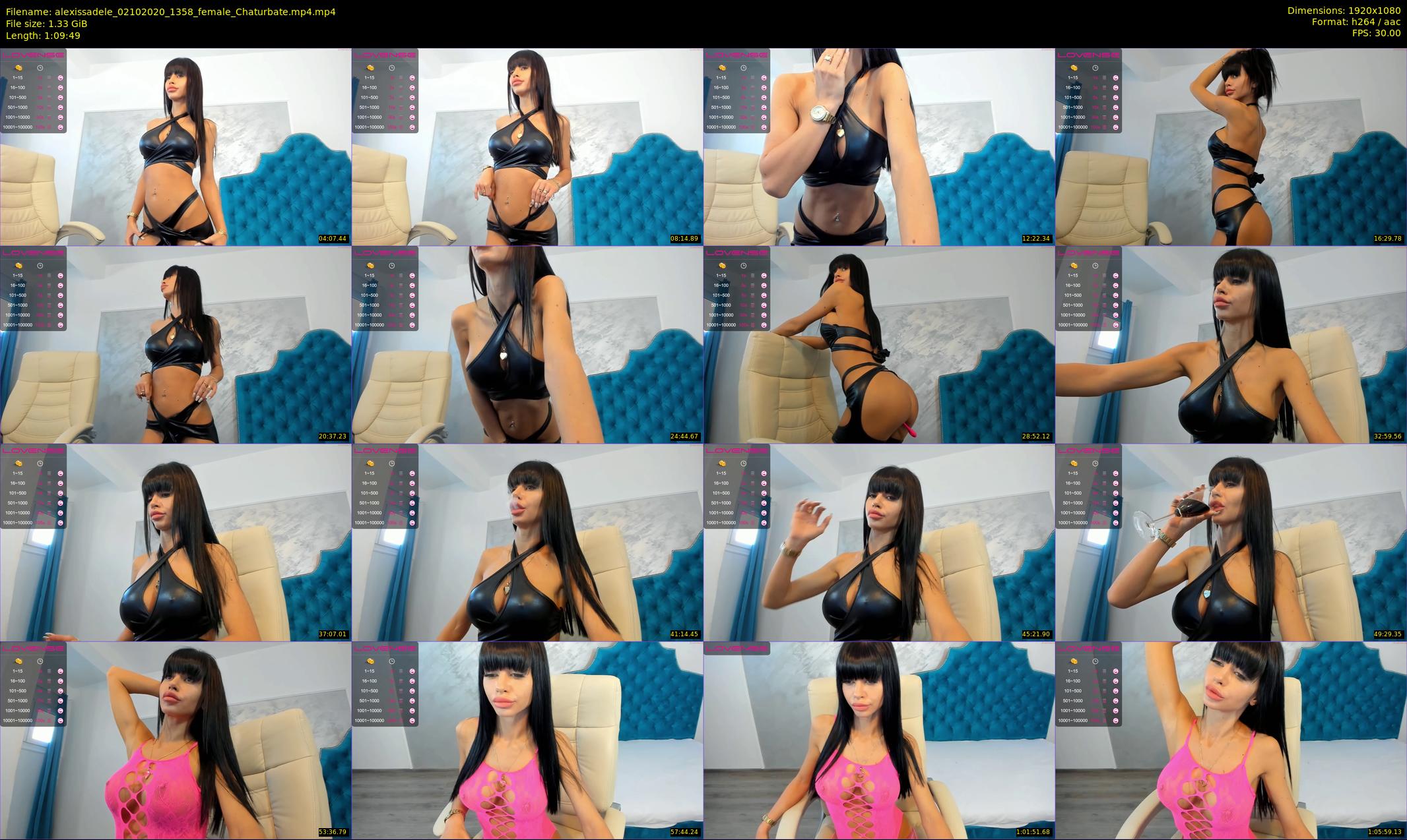 alexissadele — 70 minute Chaturbate female cam show recording, 1080p, Oct 2, 2020