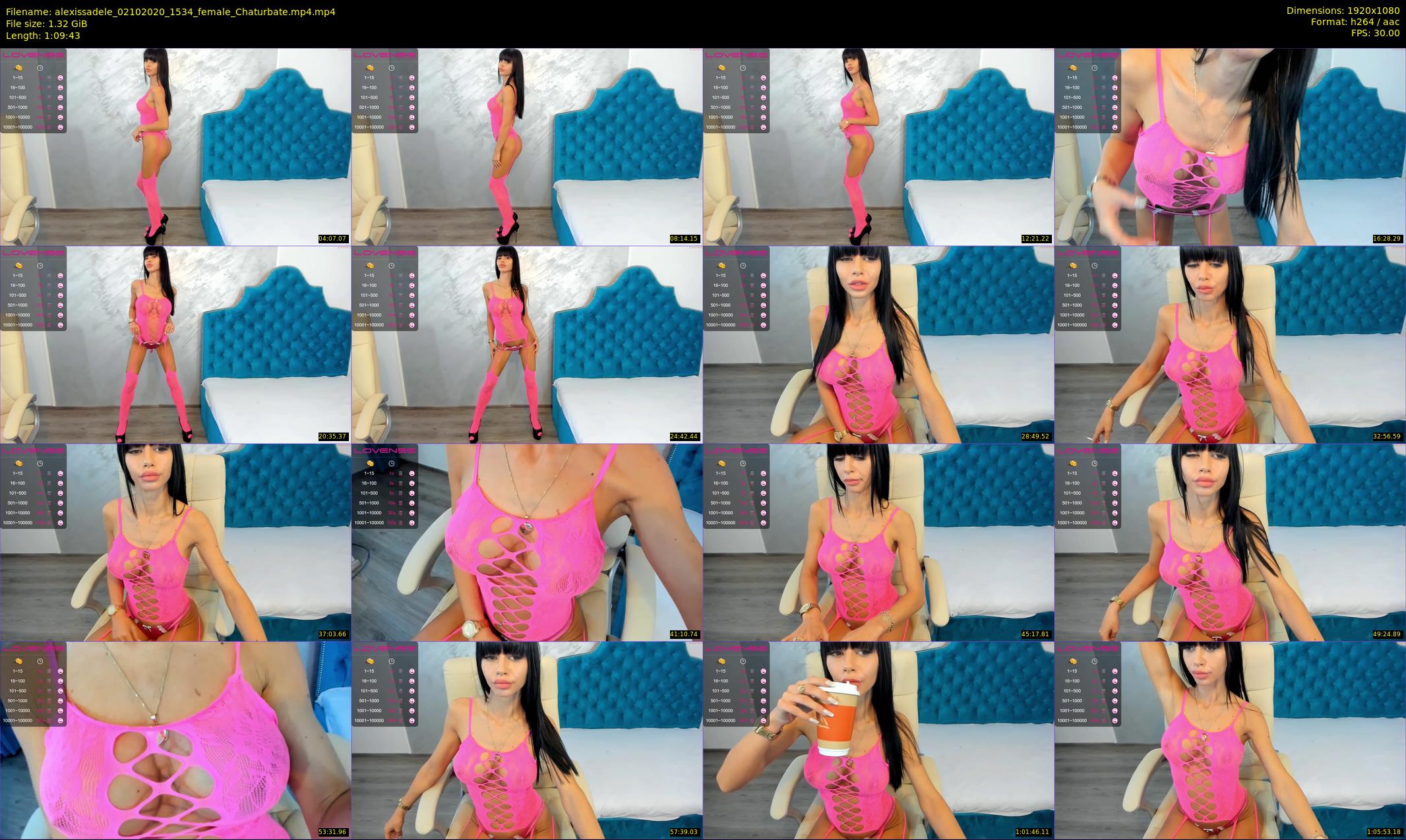 alexissadele — 70 minute Chaturbate female cam show recording, 1080p, Oct 2, 2020