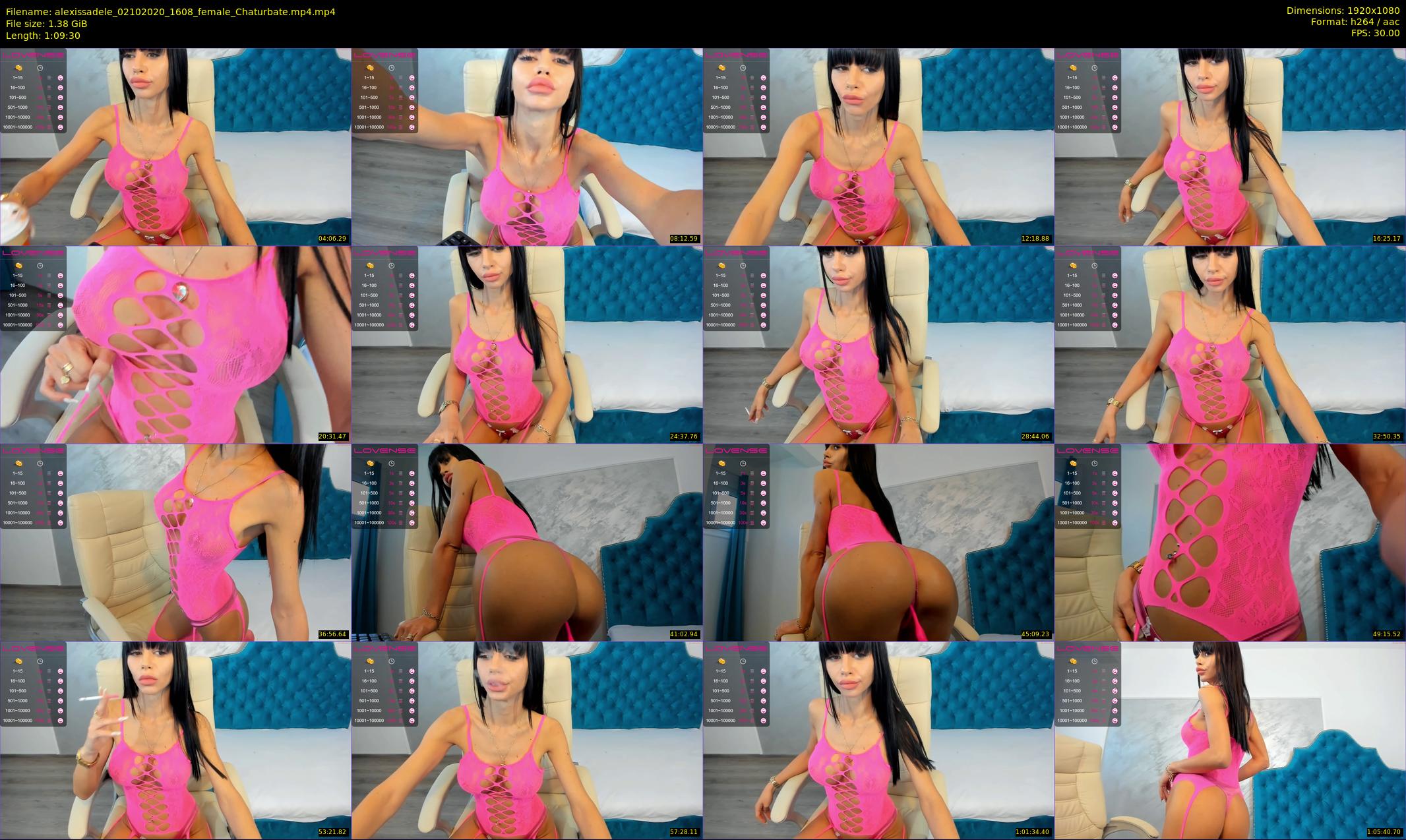 alexissadele — 70 minute Chaturbate female cam show recording, 1080p, Oct 2, 2020