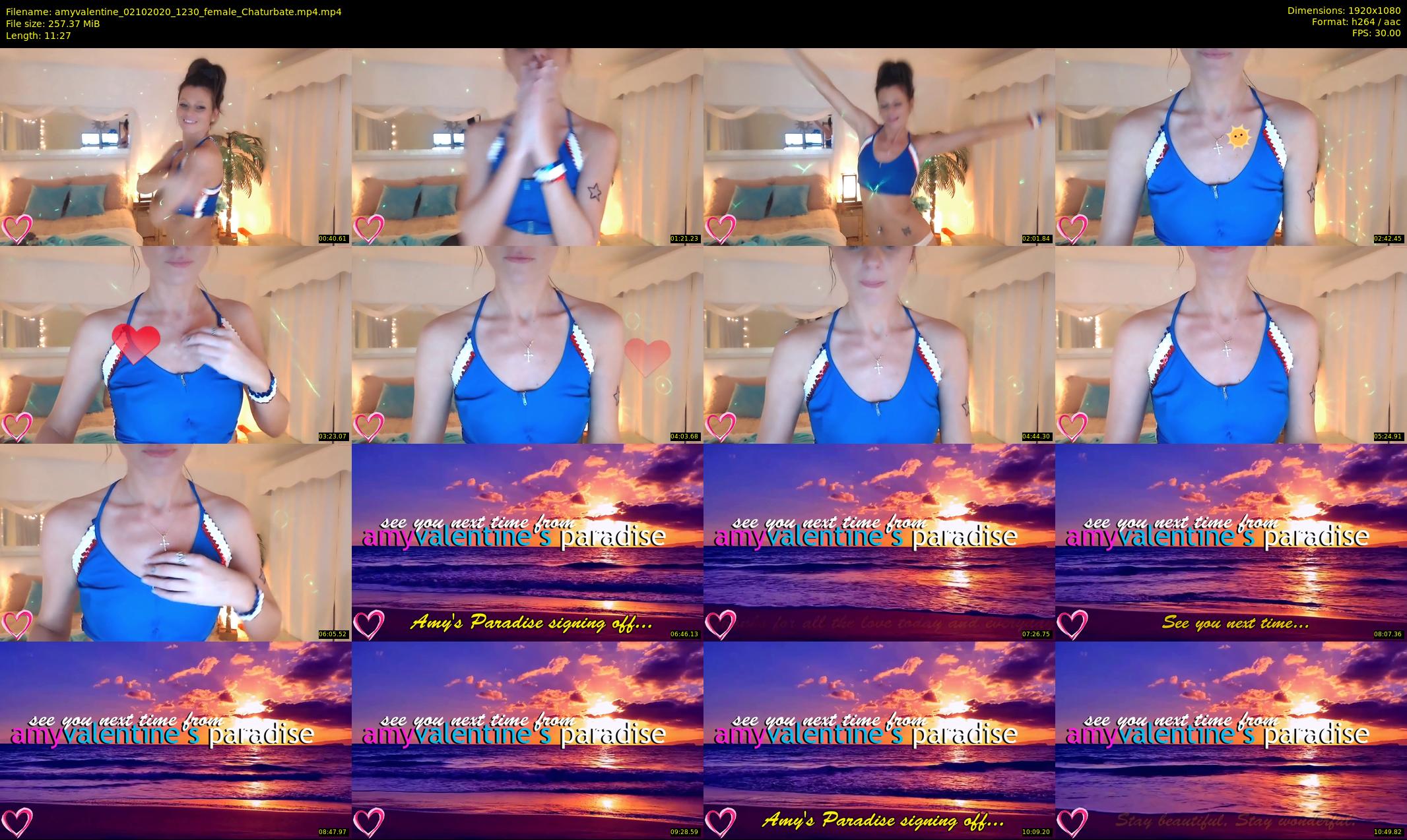 amyvalentine — 12 minute Chaturbate female cam show recording, 1080p, Oct 2, 2020