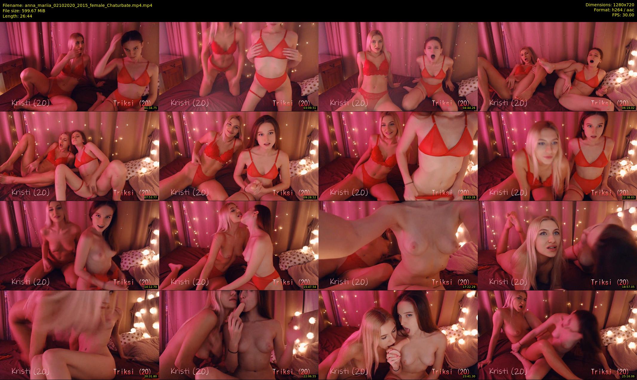 anna_mariia — 27 minute Chaturbate couple cam show recording, 720p, Oct 2, 2020