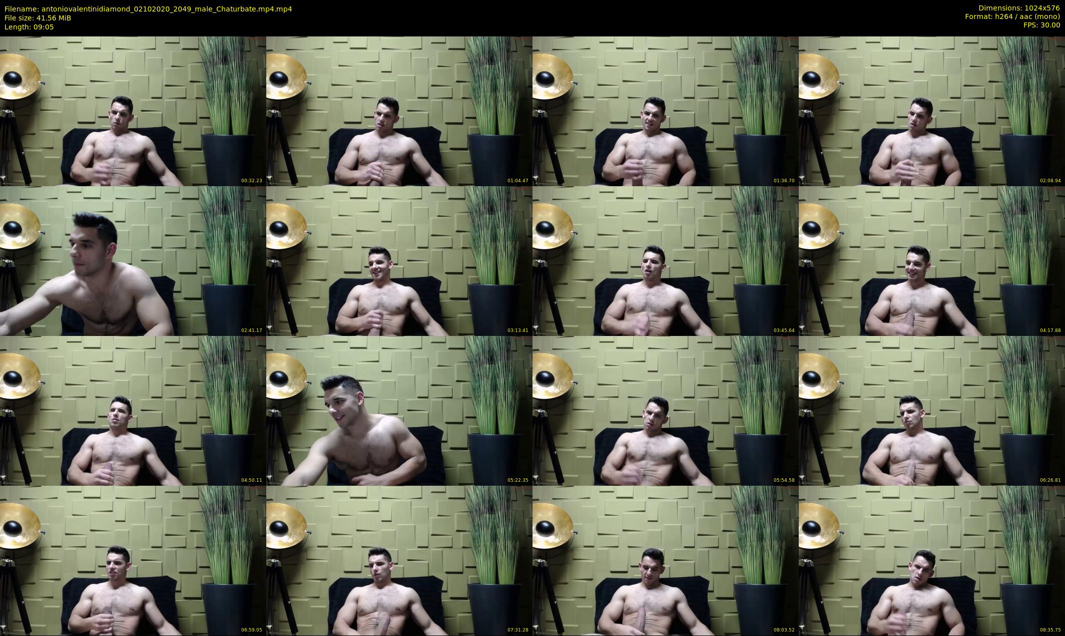 antoniovalentinidiamond — 10 minute Chaturbate male cam show recording, 480p, Oct 2, 2020