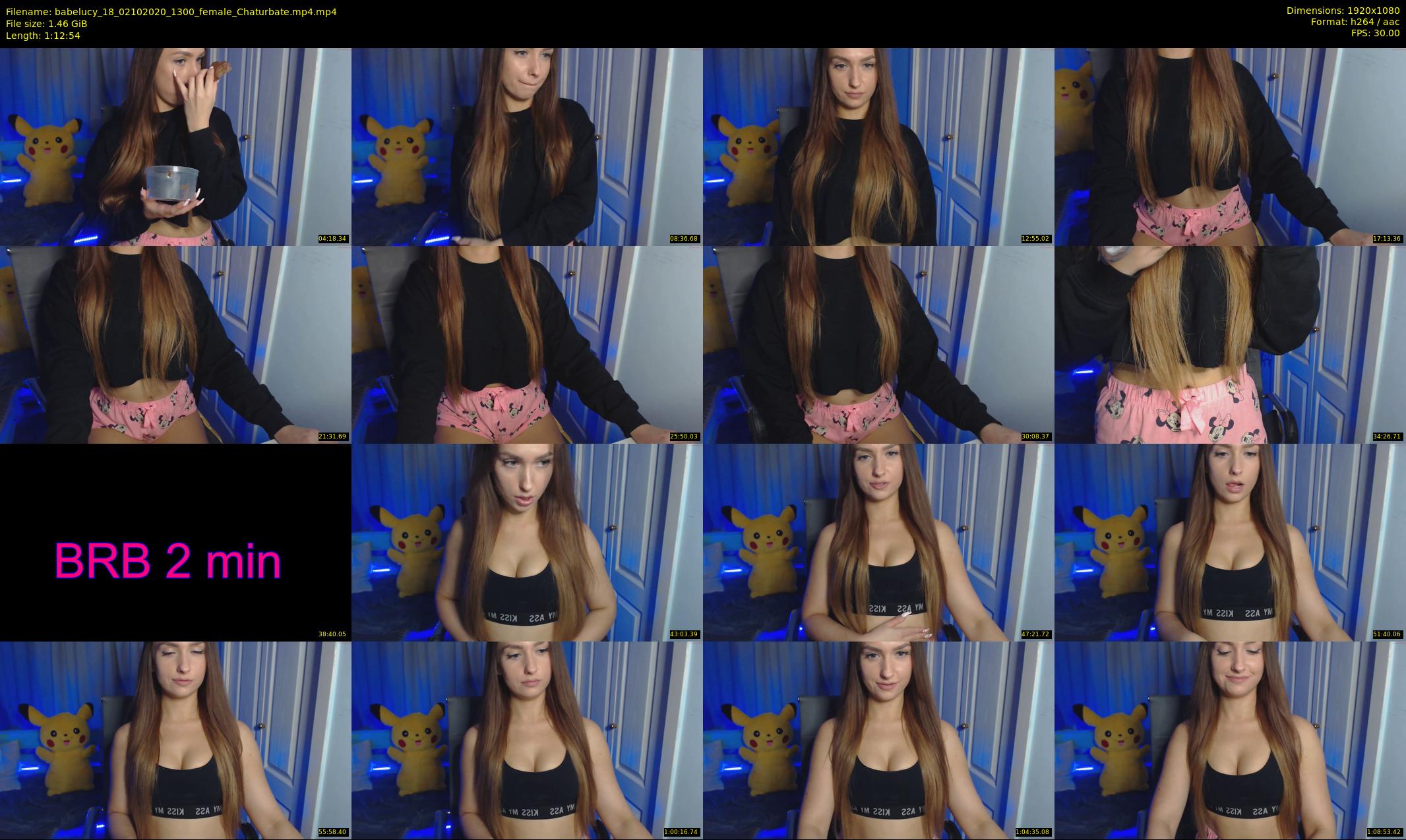 babelucy_18 — 73 minute Chaturbate female cam show recording, 1080p, Oct 2, 2020