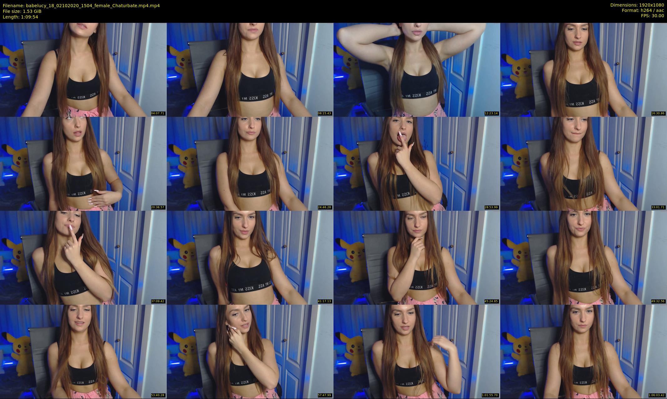 babelucy_18 — 70 minute Chaturbate female cam show recording, 1080p, Oct 2, 2020