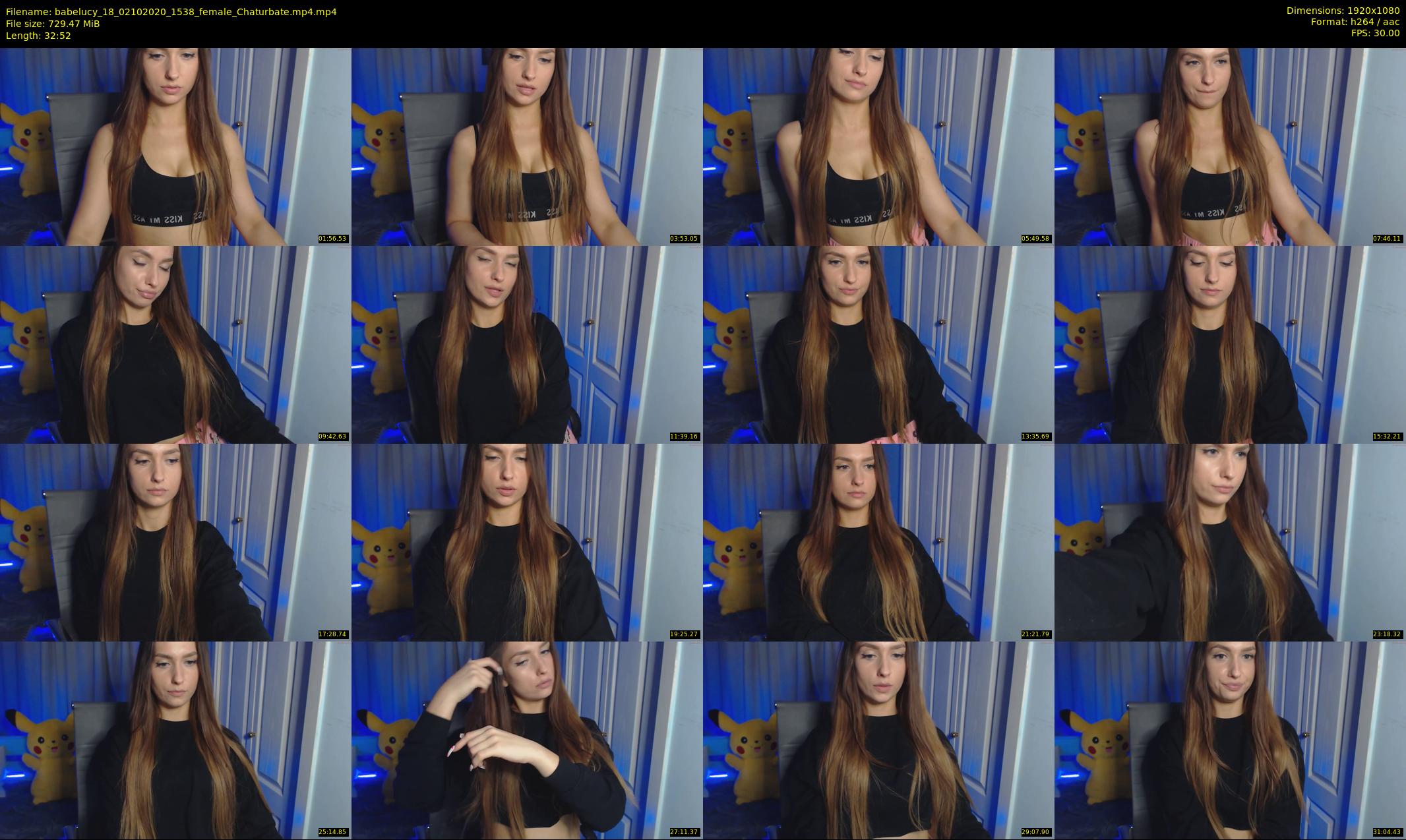 babelucy_18 — 33 minute Chaturbate female cam show recording, 1080p, Oct 2, 2020