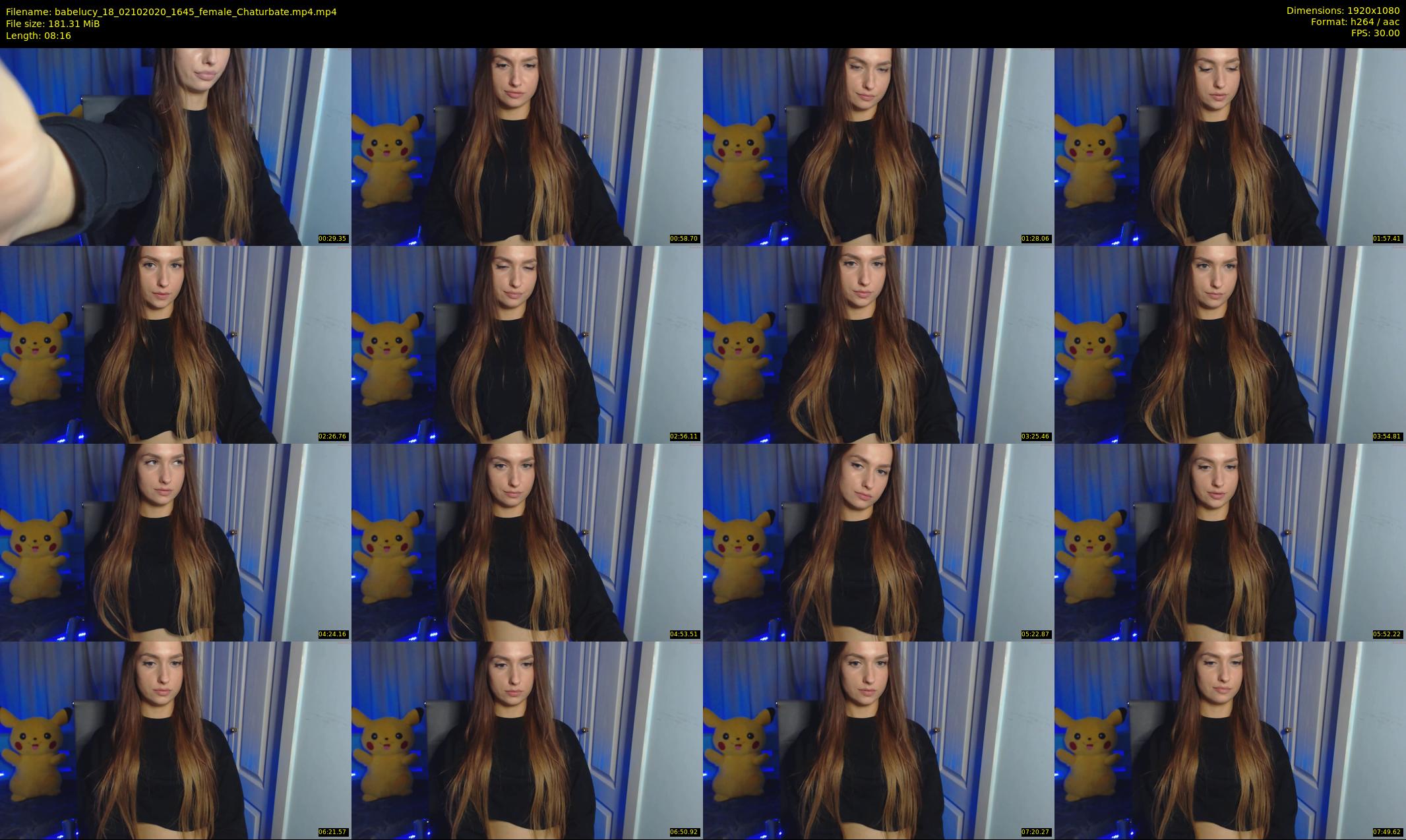 babelucy_18 — 9 minute Chaturbate female cam show recording, 1080p, Oct 2, 2020