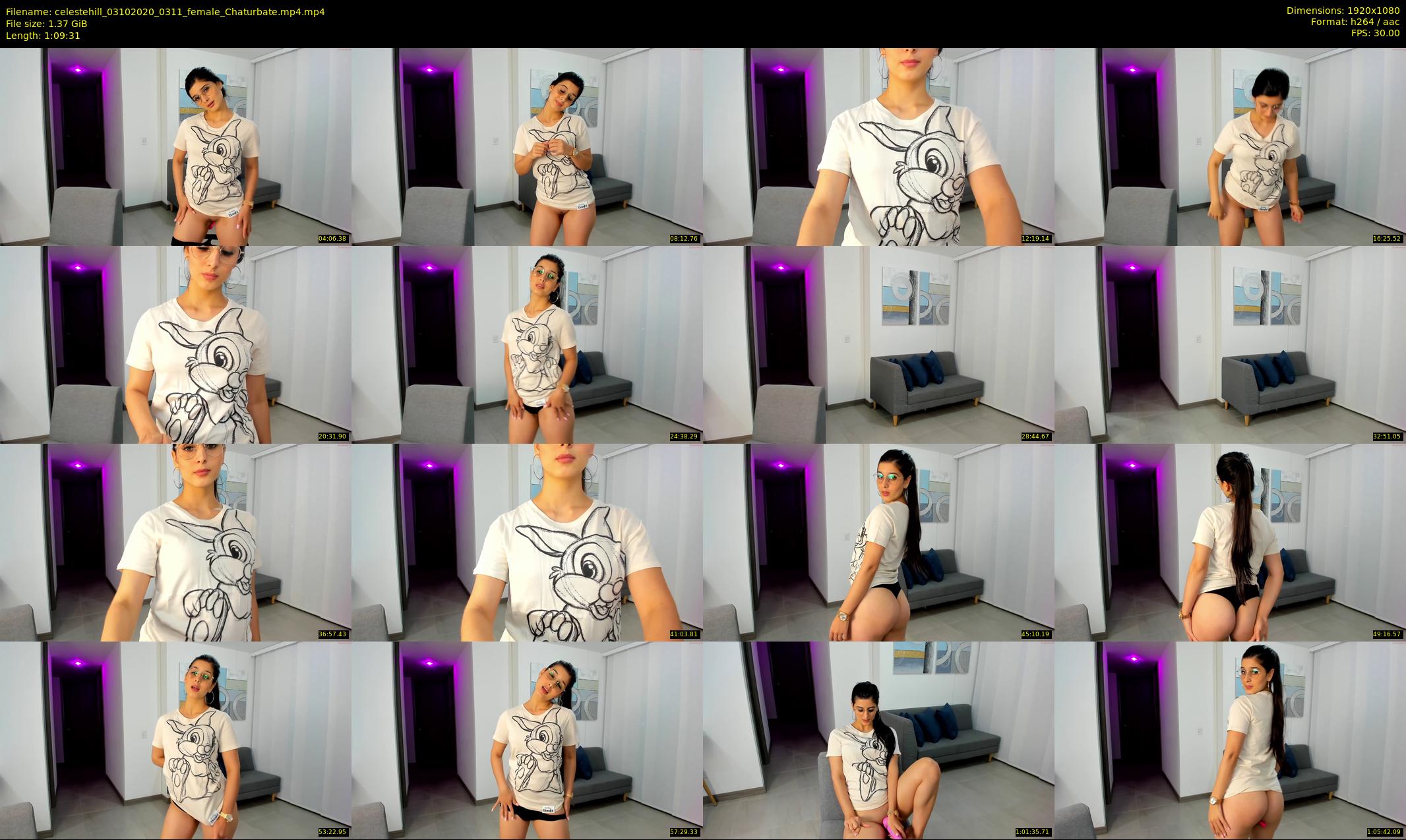 celestehill — 70 minute Chaturbate female cam show recording, 1080p, Oct 3, 2020