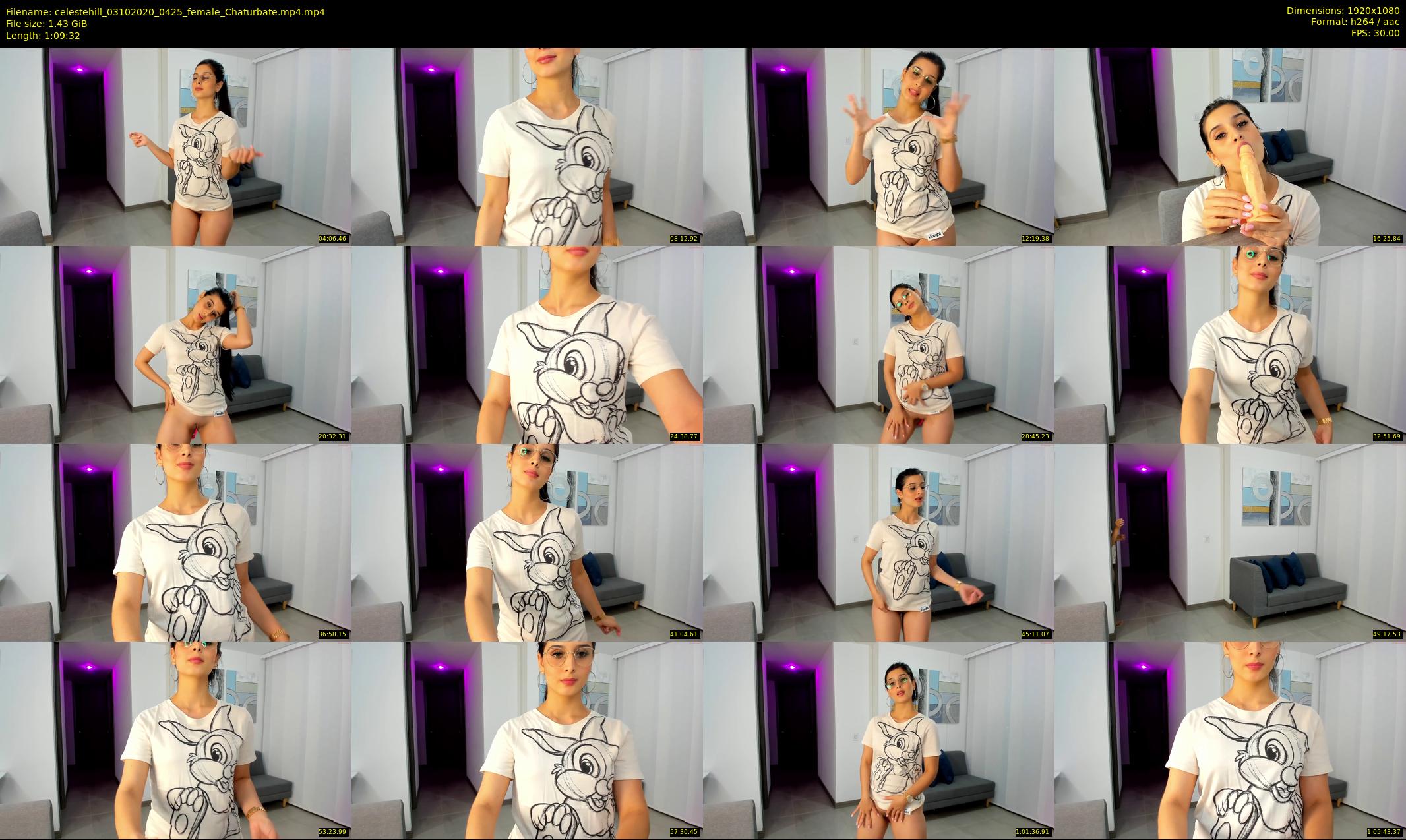 celestehill — 70 minute Chaturbate female cam show recording, 1080p, Oct 3, 2020
