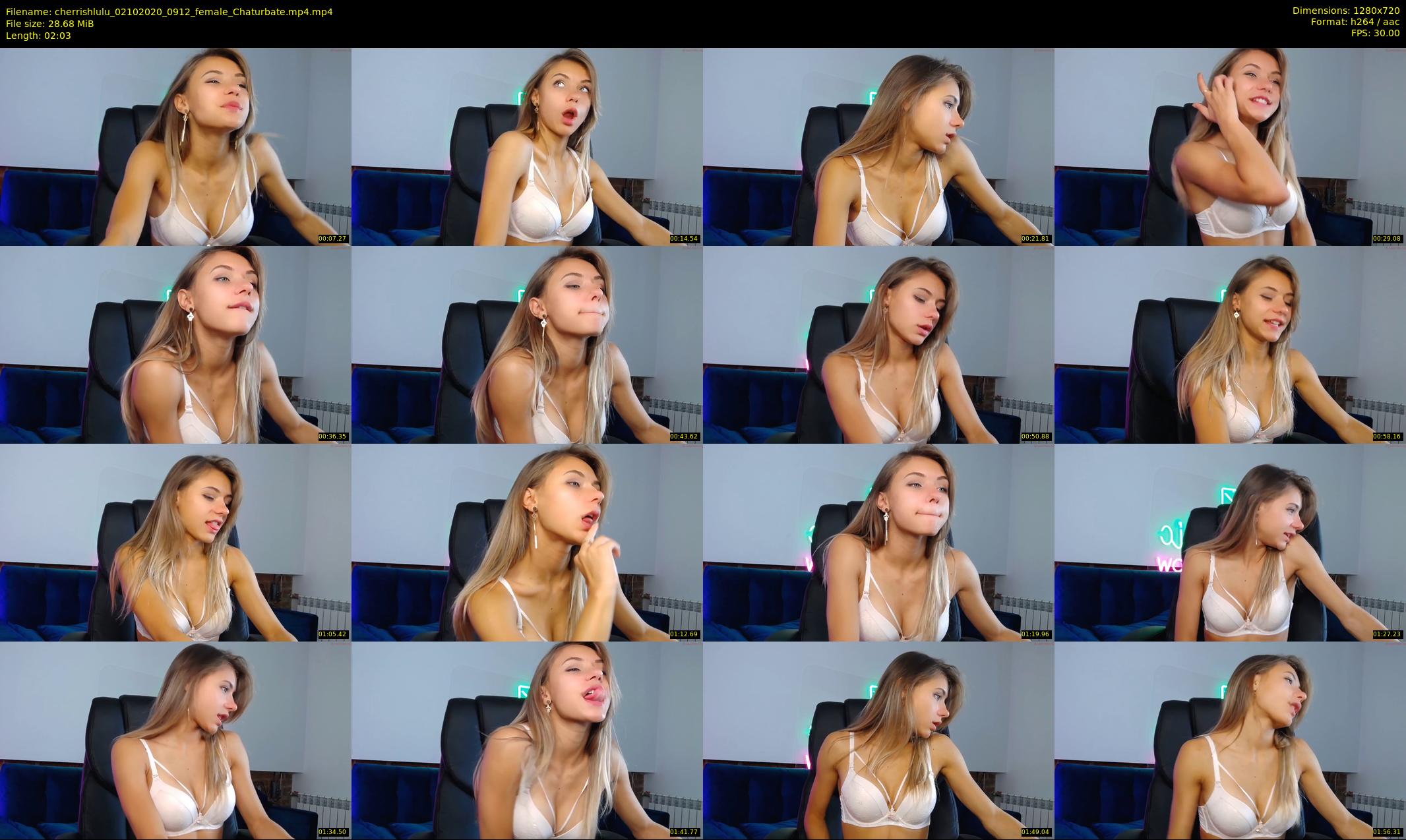 cherrishlulu — 3 minute Chaturbate female cam show recording, 720p, Oct 2, 2020