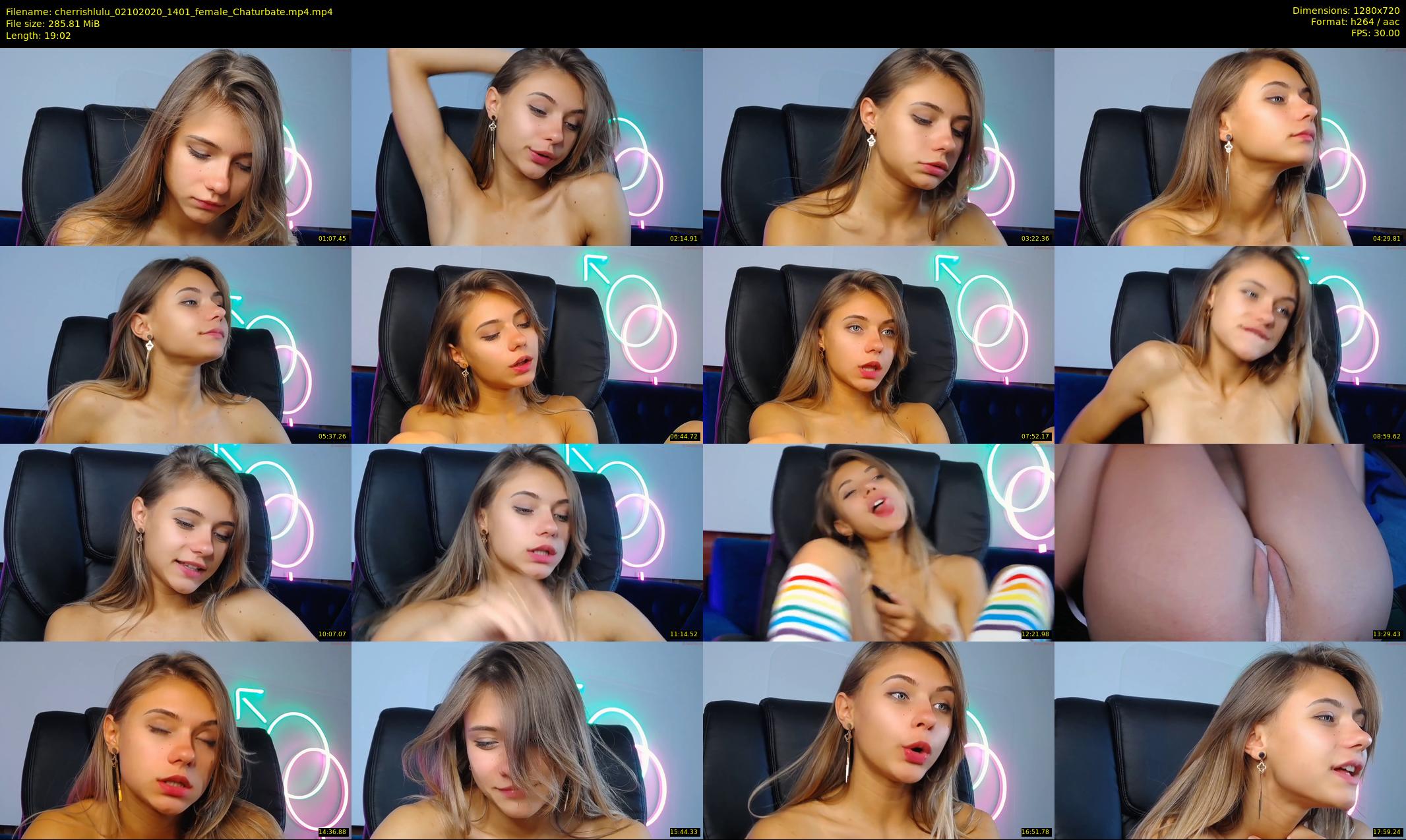 cherrishlulu — 20 minute Chaturbate female cam show recording, 720p, Oct 2, 2020