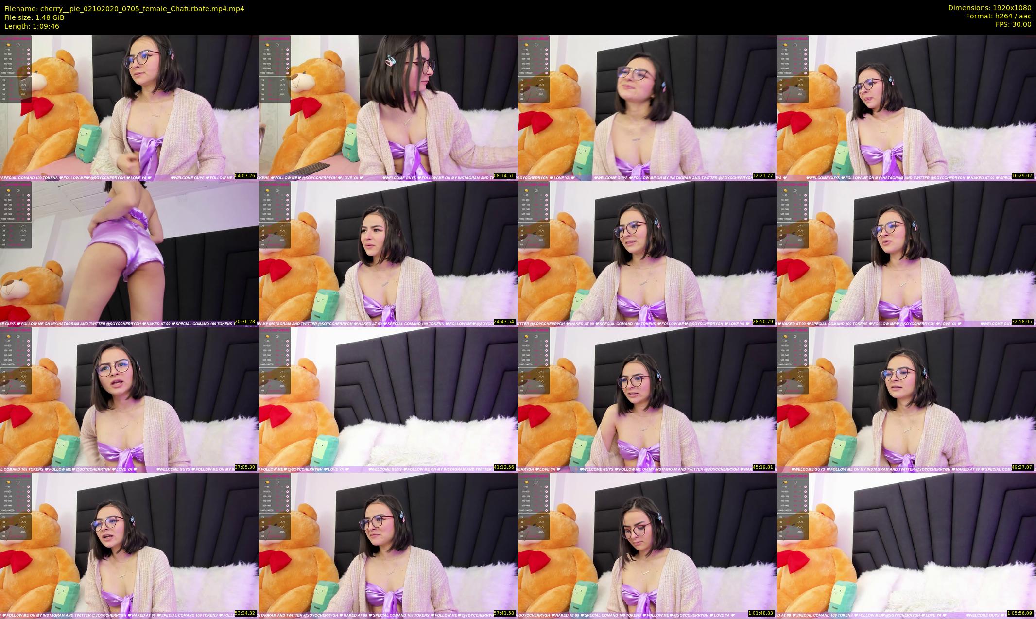 cherry__pie — 70 minute Chaturbate female cam show recording, 1080p, Oct 2, 2020