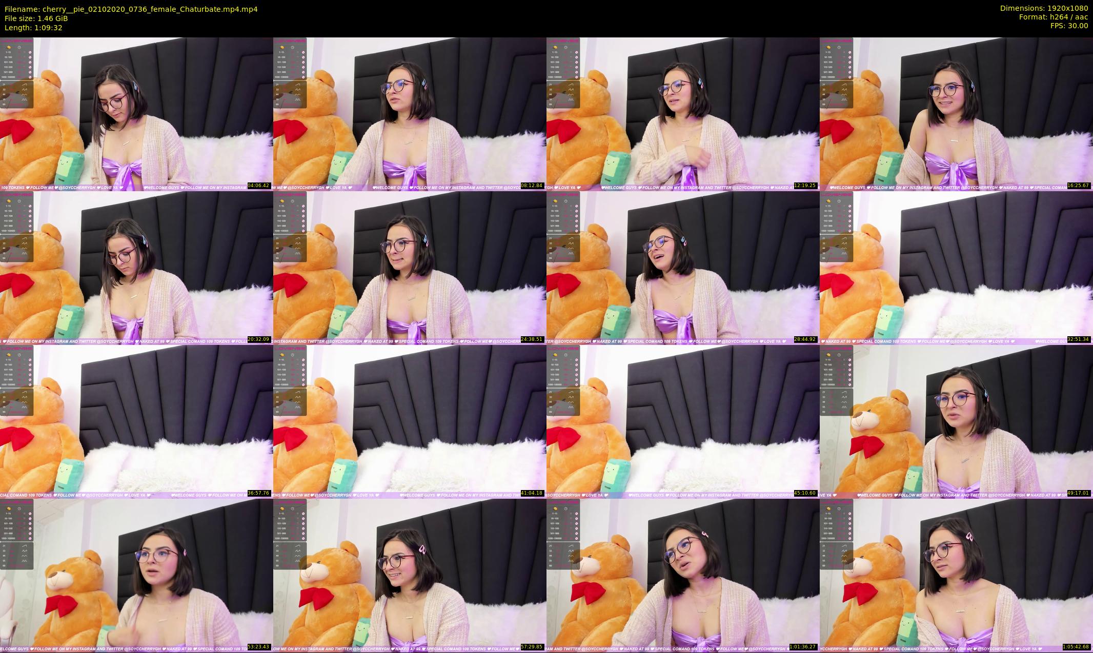cherry__pie — 70 minute Chaturbate female cam show recording, 1080p, Oct 2, 2020