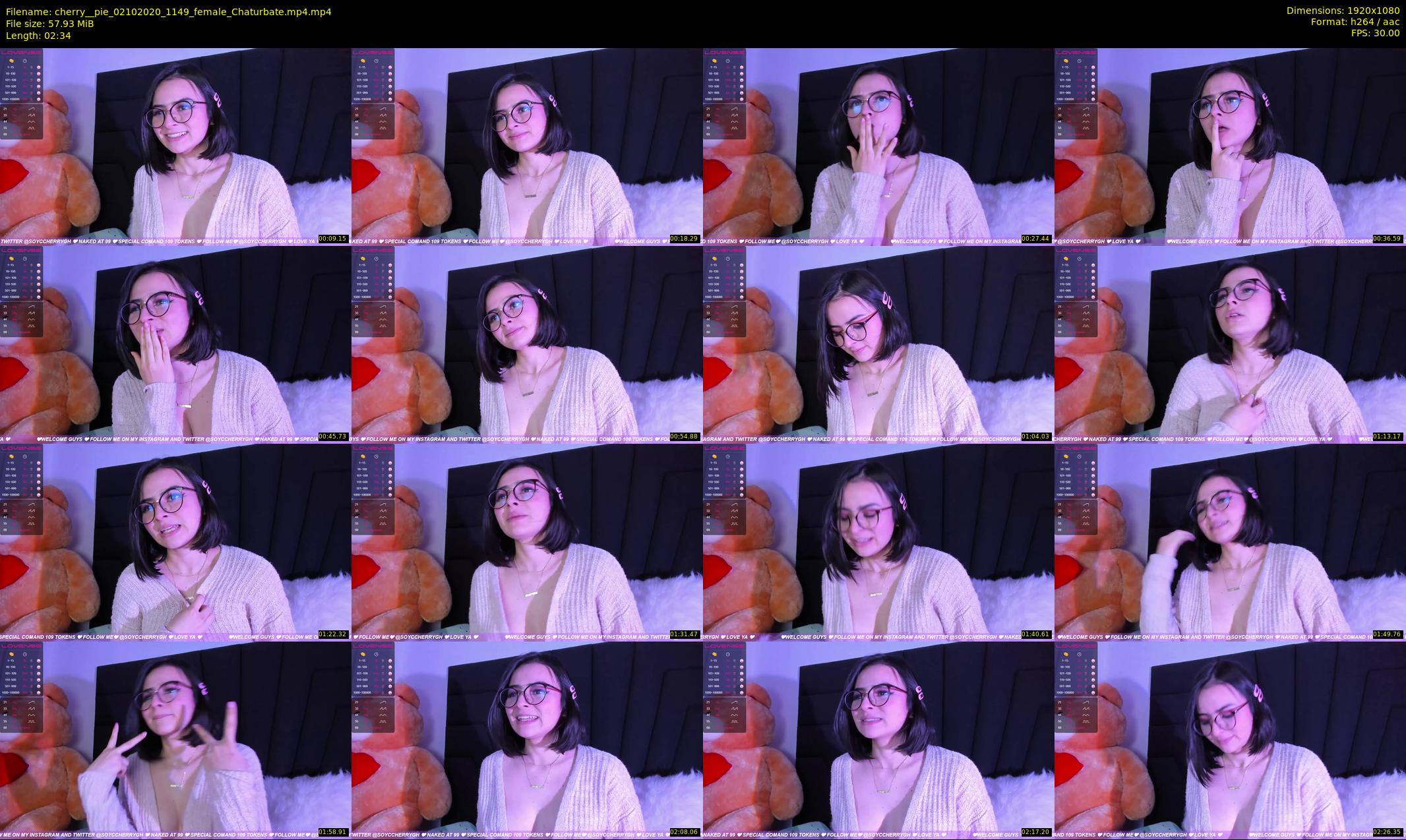 cherry__pie — 3 minute Chaturbate female cam show recording, 1080p, Oct 2, 2020