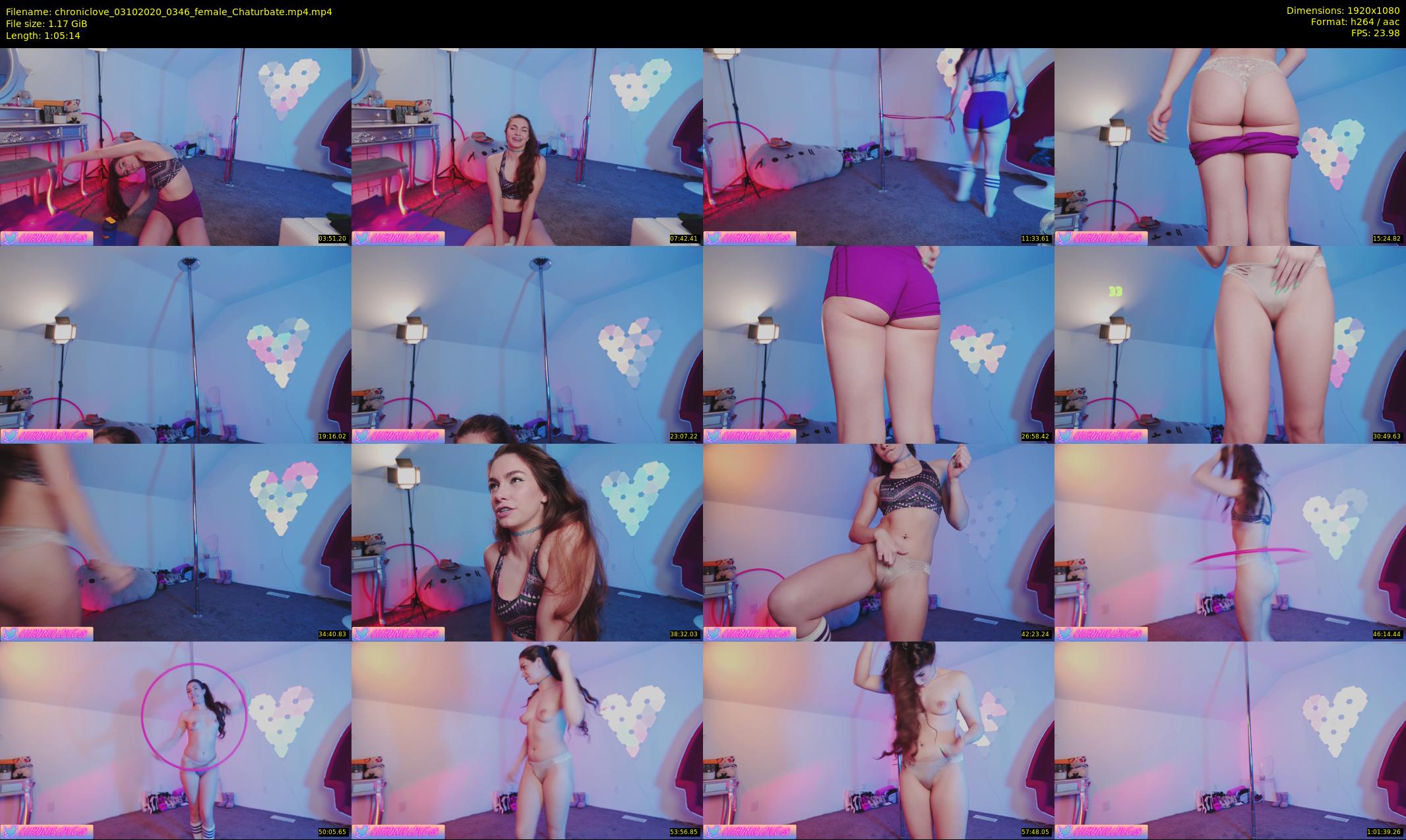 chroniclove — 66 minute Chaturbate female cam show recording, 1080p, Oct 3, 2020