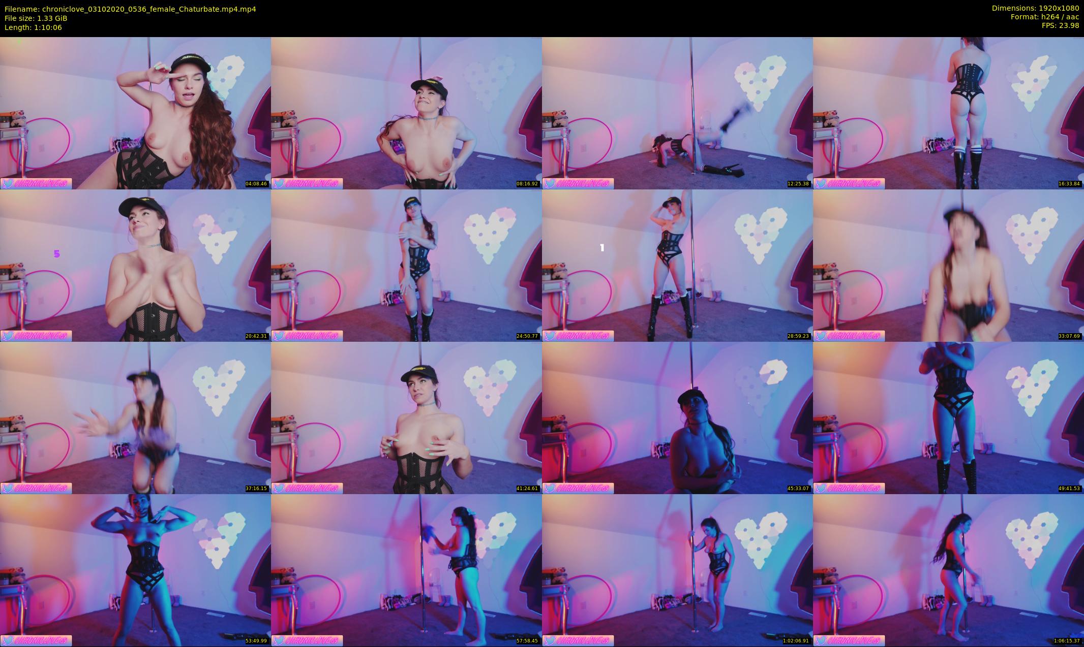 chroniclove — 71 minute Chaturbate female cam show recording, 1080p, Oct 3, 2020