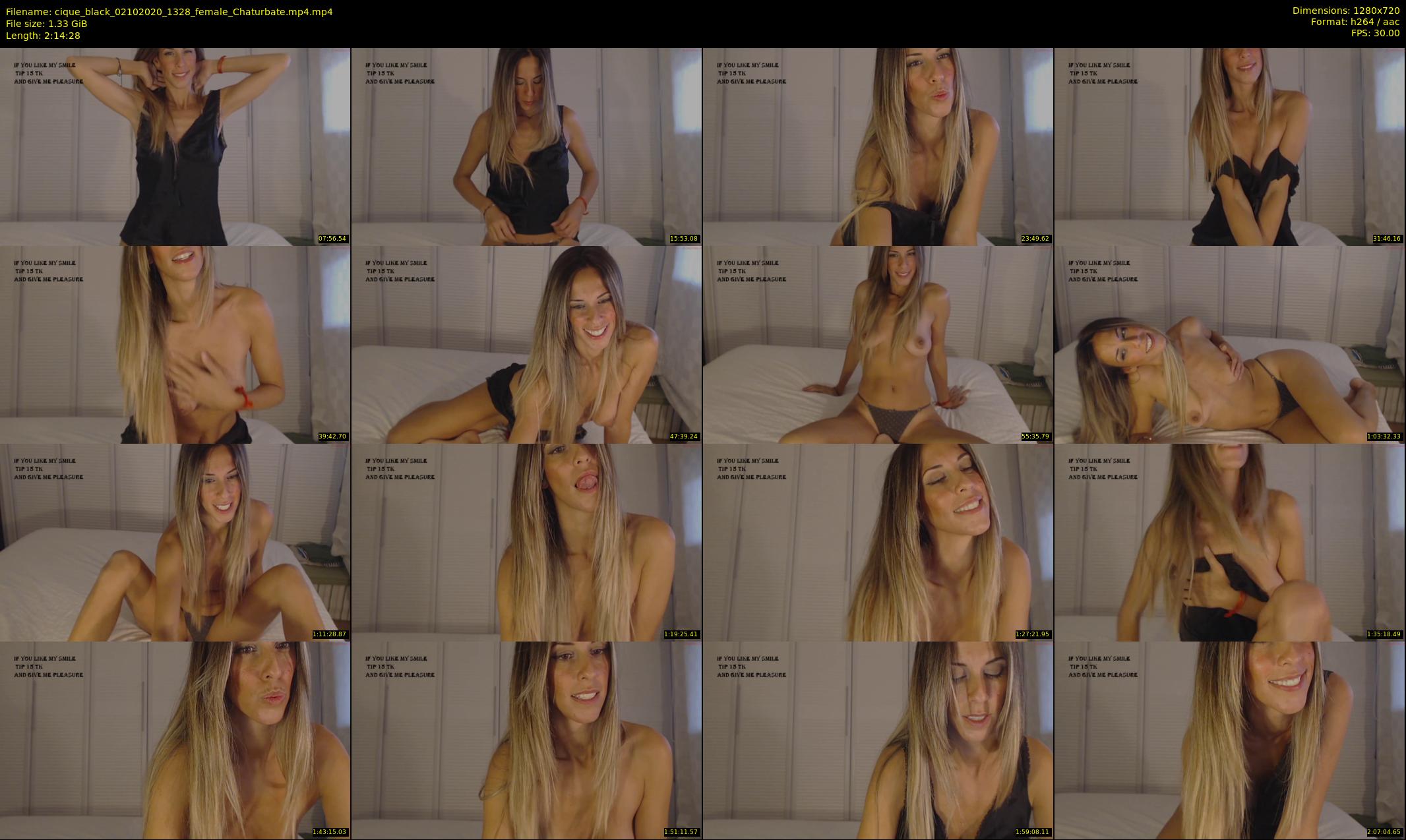 cique_black — 135 minute Chaturbate female cam show recording, 720p, Oct 2, 2020