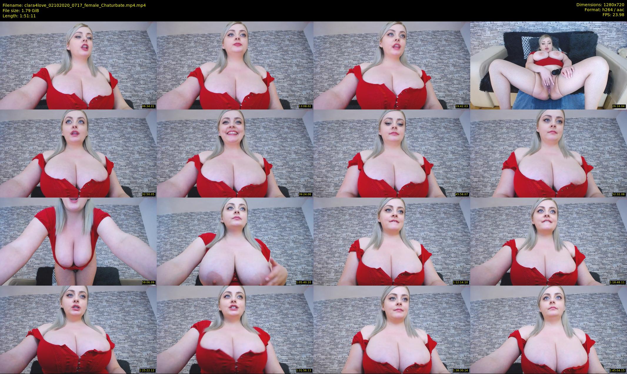 clara4love — 112 minute Chaturbate female cam show recording, 720p, Oct 2, 2020