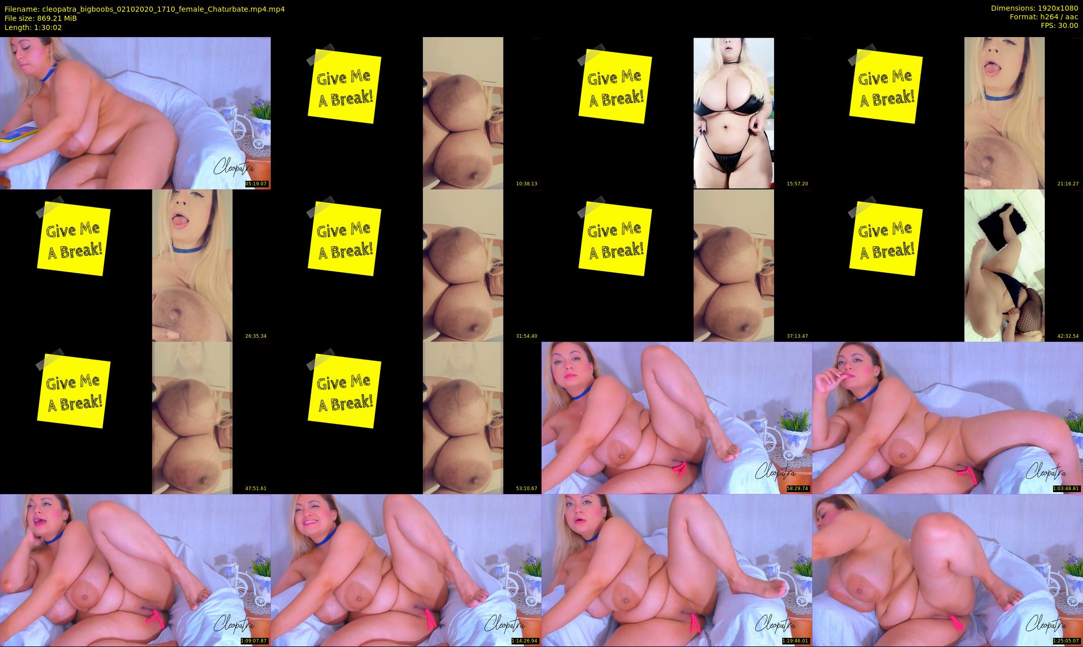 cleopatra_bigboobs — 91 minute Chaturbate female cam show recording, 1080p, Oct 2, 2020