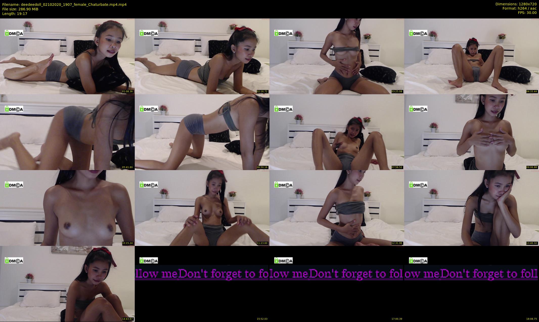 deedeedoll — 20 minute Chaturbate female cam show recording, 720p, Oct 2, 2020