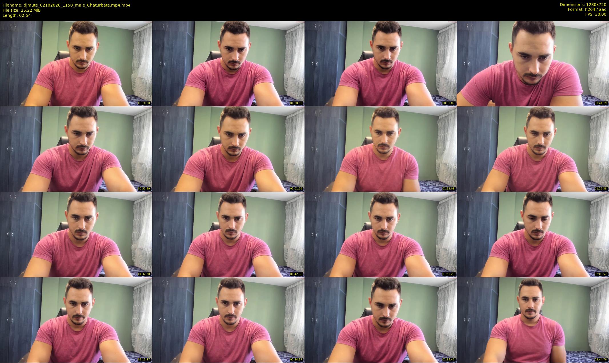 djmute — 3 minute Chaturbate male cam show recording, 720p, Oct 2, 2020