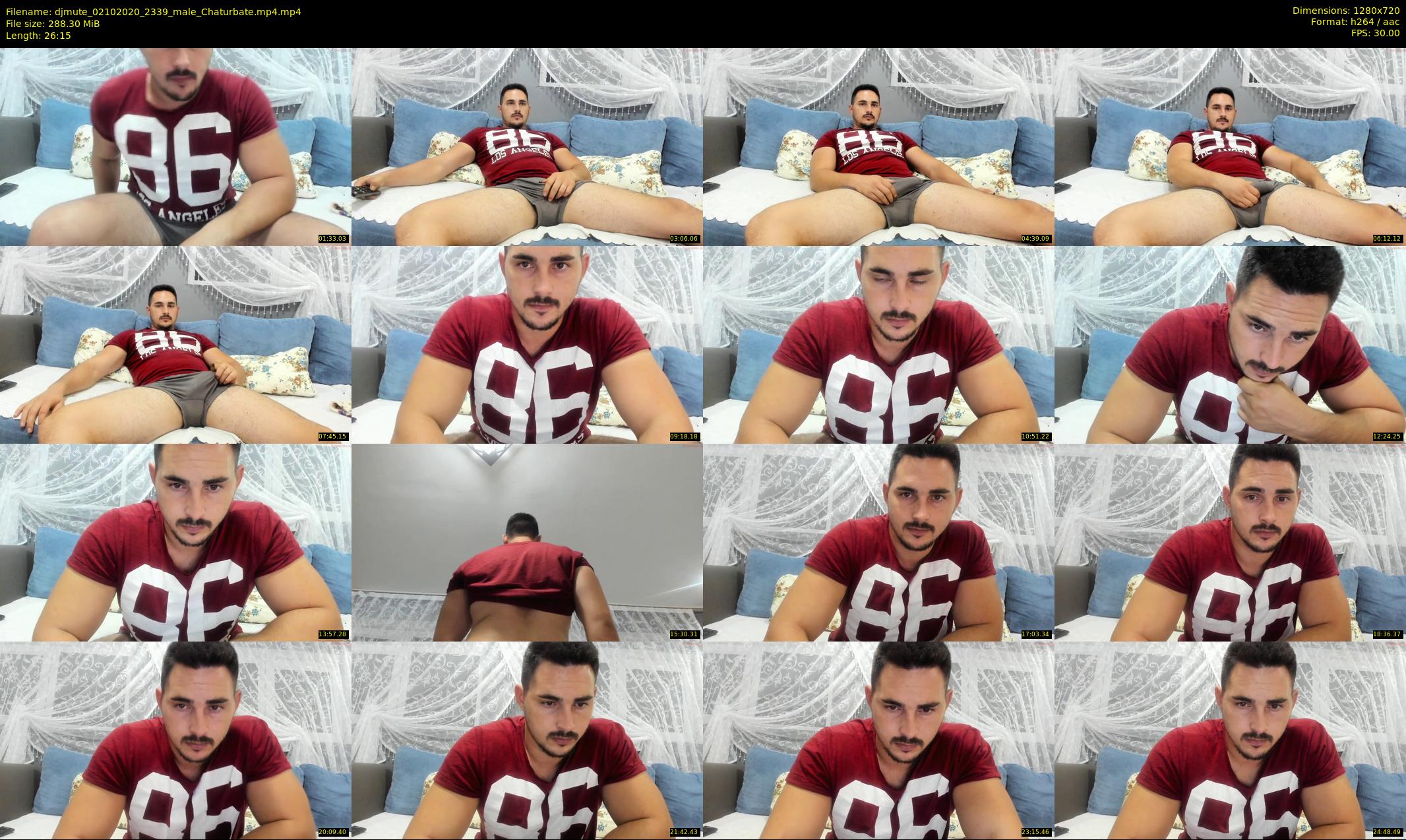 djmute — 27 minute Chaturbate male cam show recording, 720p, Oct 2, 2020