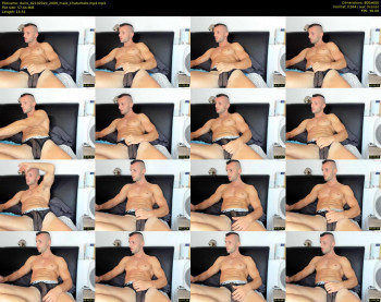 durio — 14 minute Chaturbate male cam show recording, 480p, Oct 2, 2020