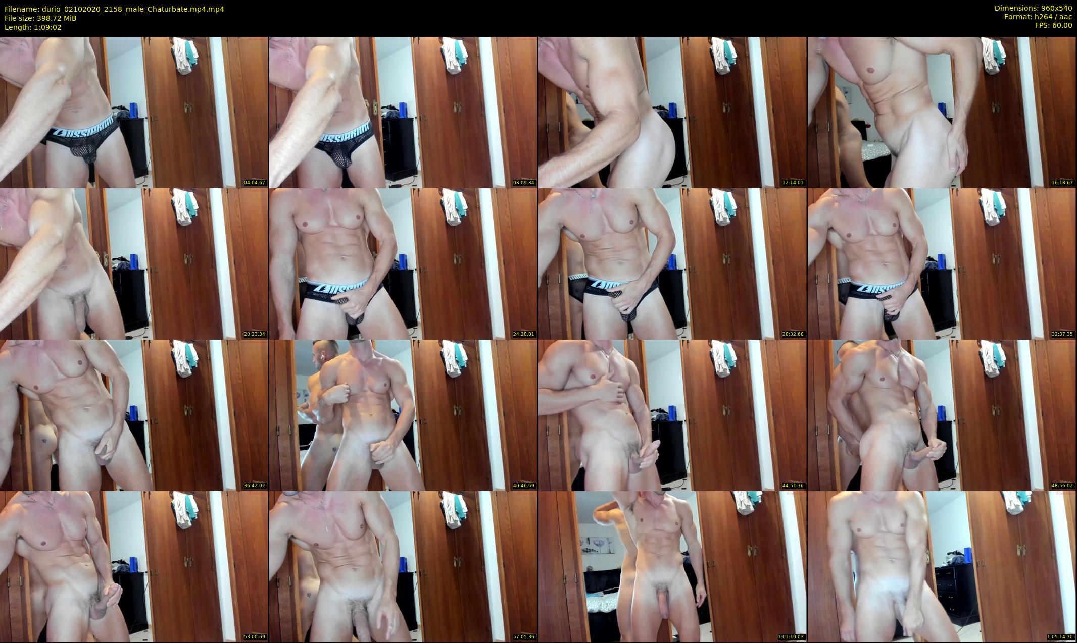 durio — 70 minute Chaturbate male cam show recording, 480p, Oct 2, 2020