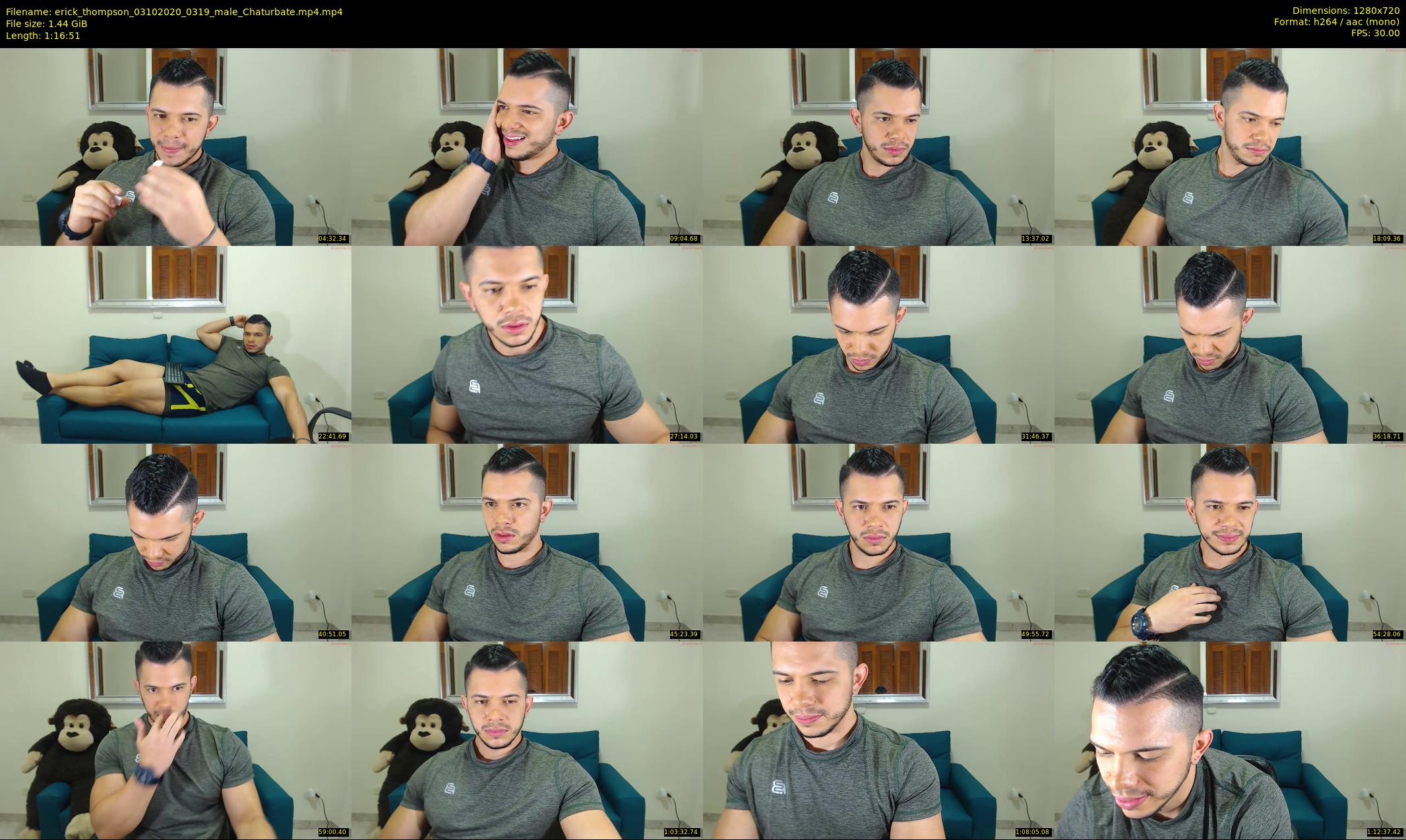 erick_thompson — 77 minute Chaturbate male cam show recording, 720p, Oct 3, 2020