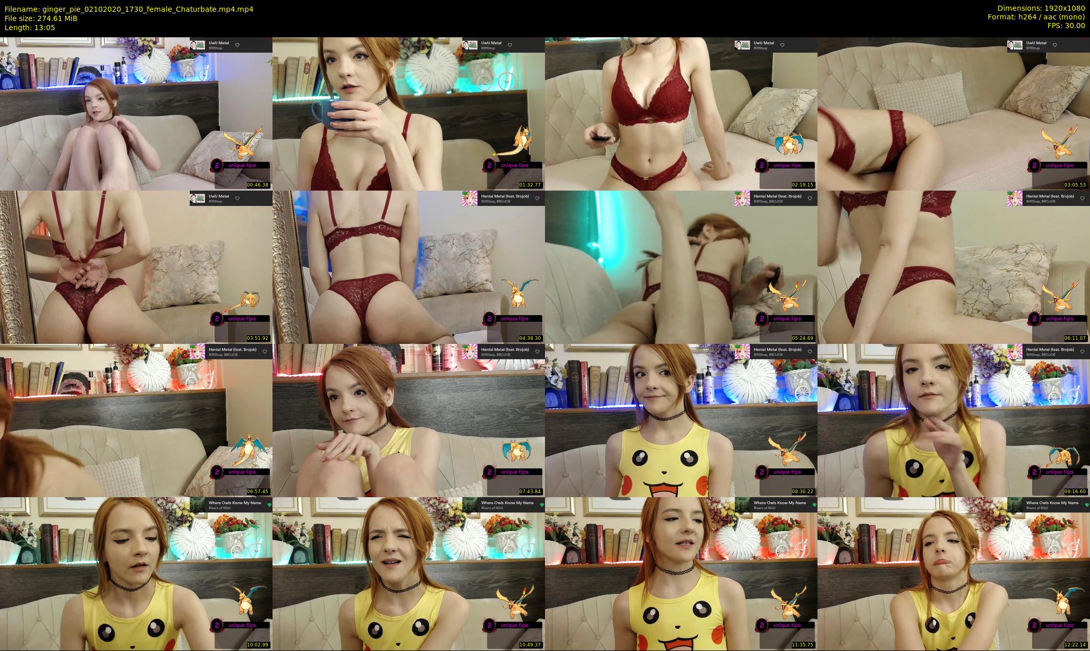 ginger_pie — 14 minute Chaturbate female cam show recording, 1080p, Oct 2, 2020