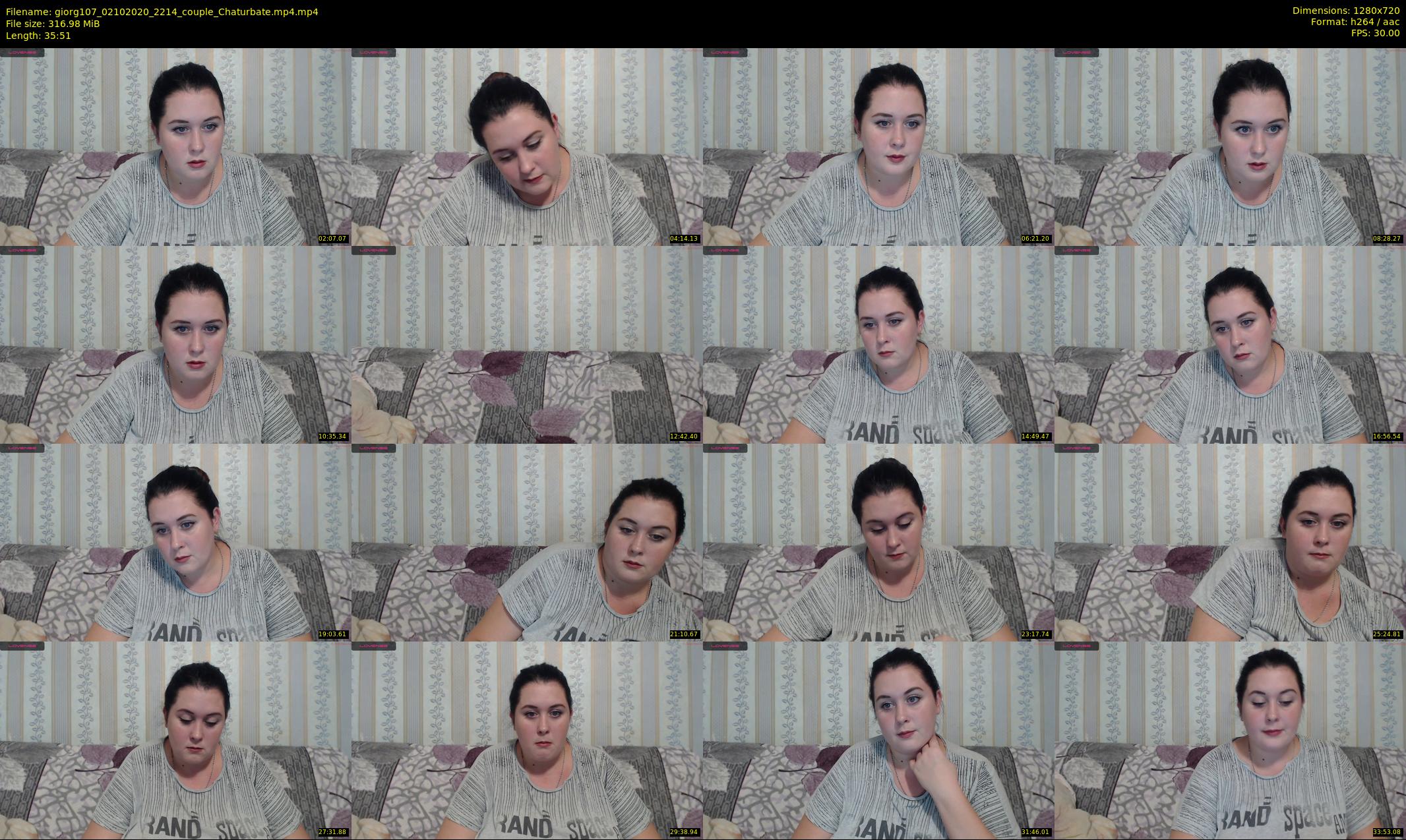 giorg107 — 36 minute Chaturbate couple cam show recording, 720p, Oct 2, 2020