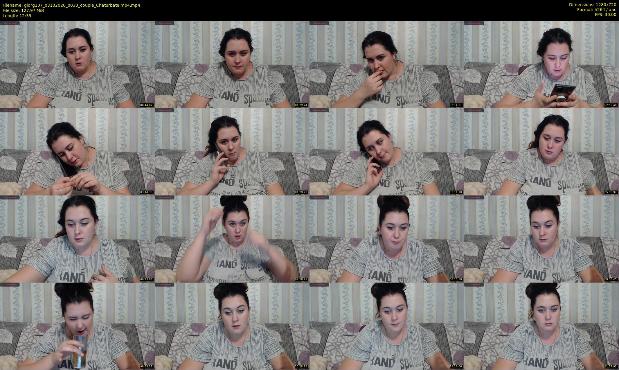 giorg107 — 13 minute Chaturbate couple cam show recording, 720p, Oct 3, 2020