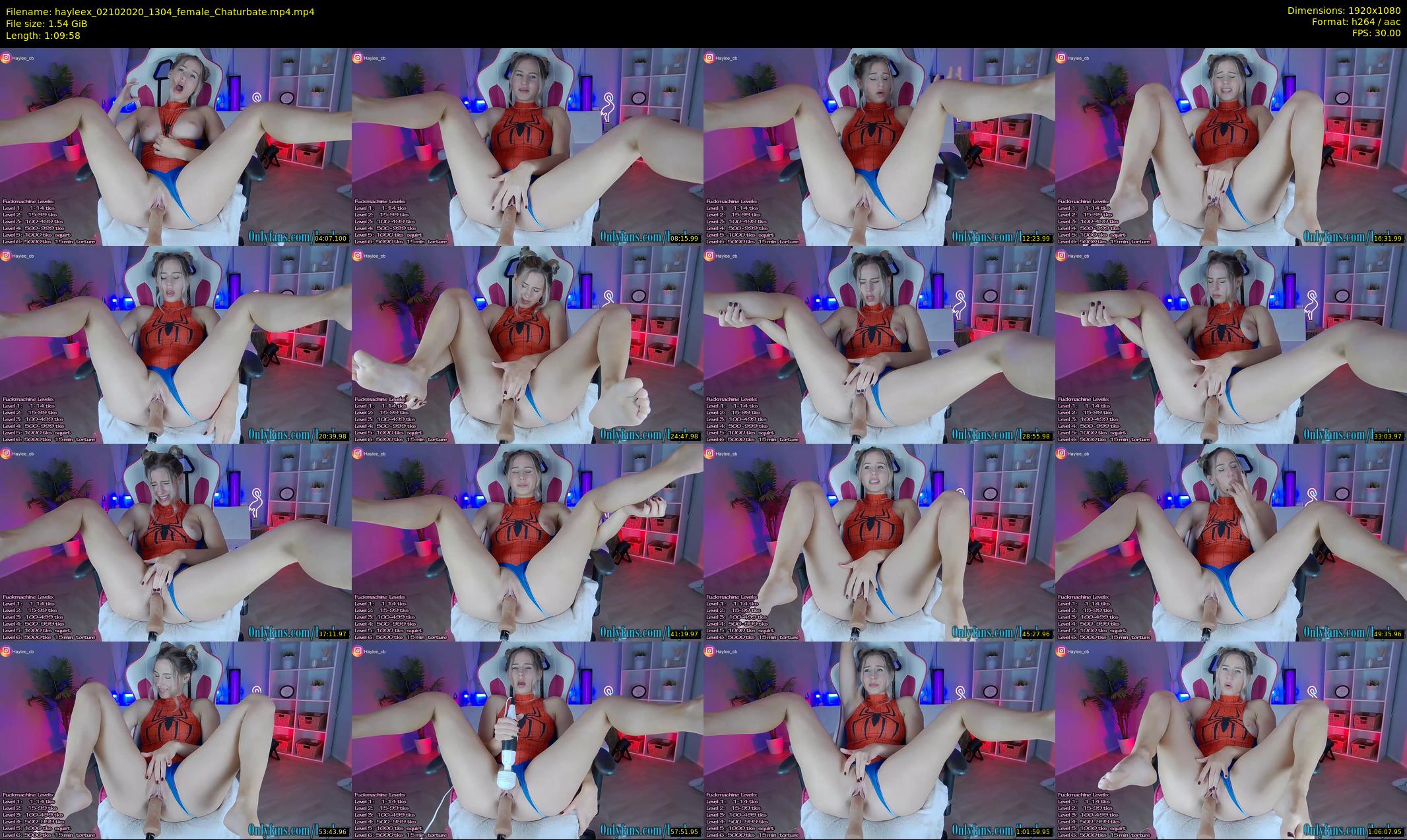 hayleex — 70 minute Chaturbate female cam show recording, 1080p, Oct 2, 2020