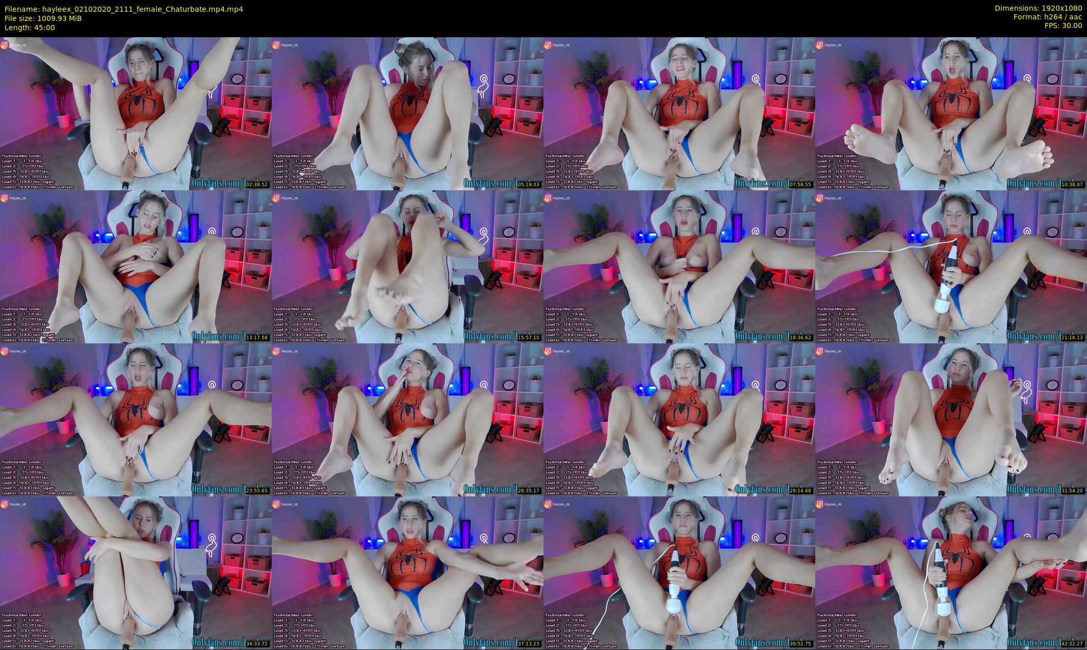 hayleex — 45 minute Chaturbate female cam show recording, 1080p, Oct 2, 2020