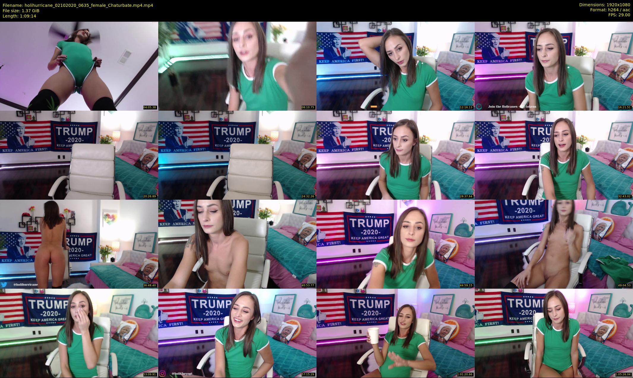 holihurricane — 70 minute Chaturbate female cam show recording, 1080p, Oct 2, 2020