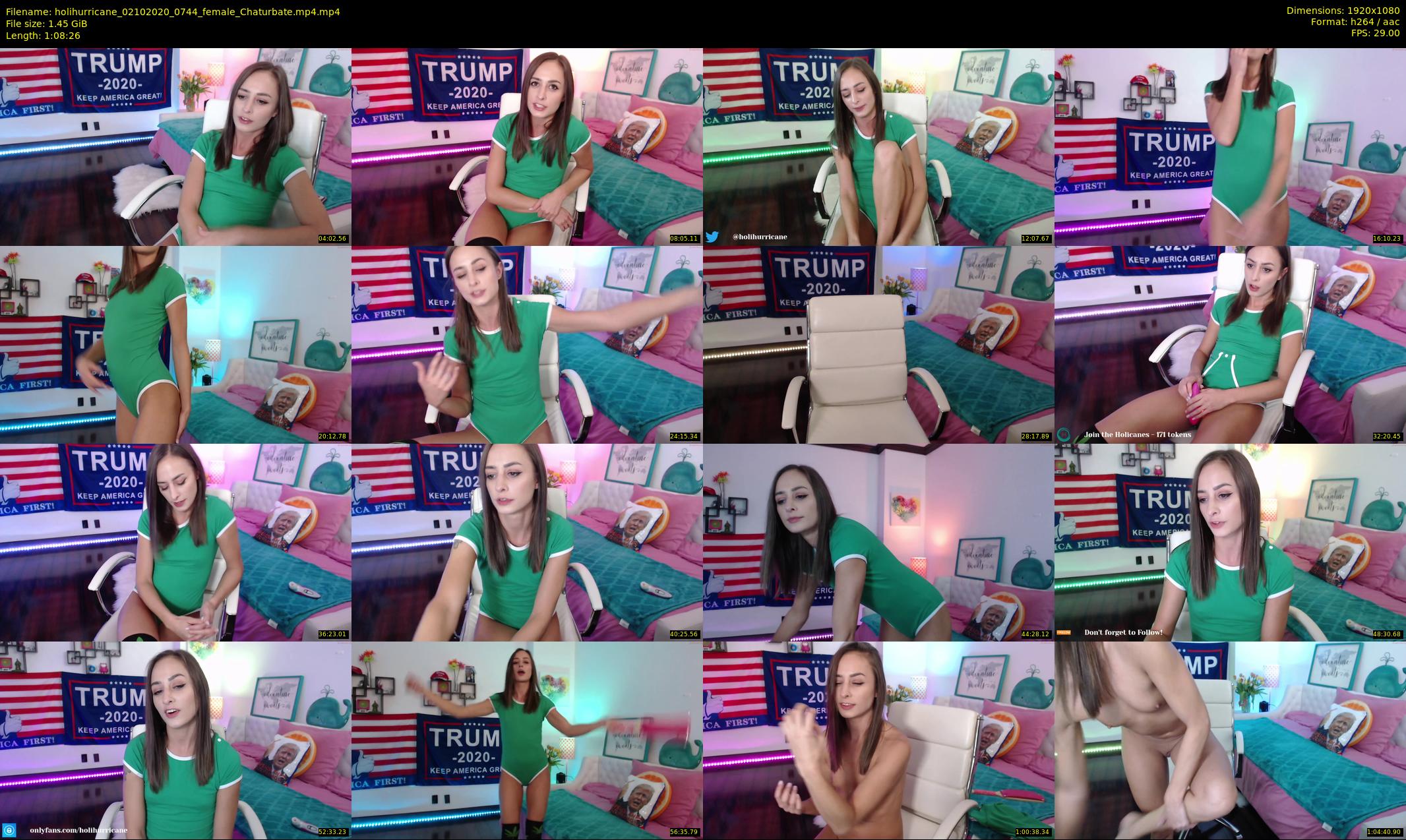 holihurricane — 69 minute Chaturbate female cam show recording, 1080p, Oct 2, 2020