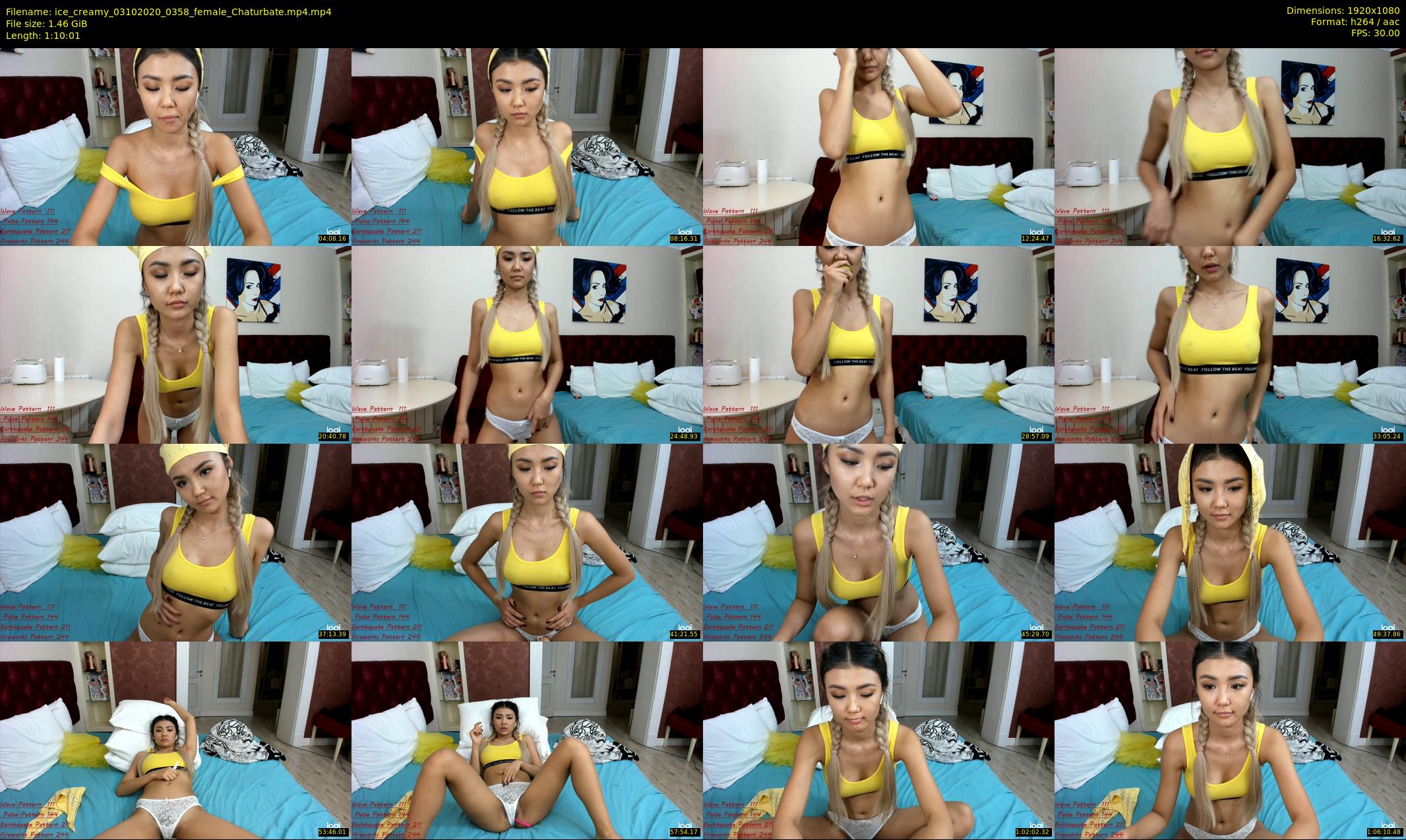 ice_creamy — 71 minute Chaturbate female cam show recording, 1080p, Oct 3, 2020