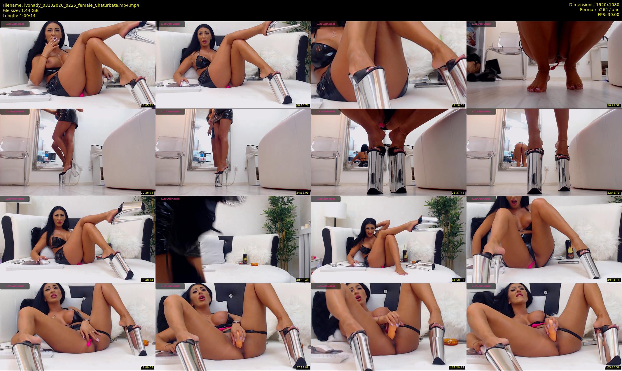 ivonady — 70 minute Chaturbate female cam show recording, 1080p, Oct 3, 2020